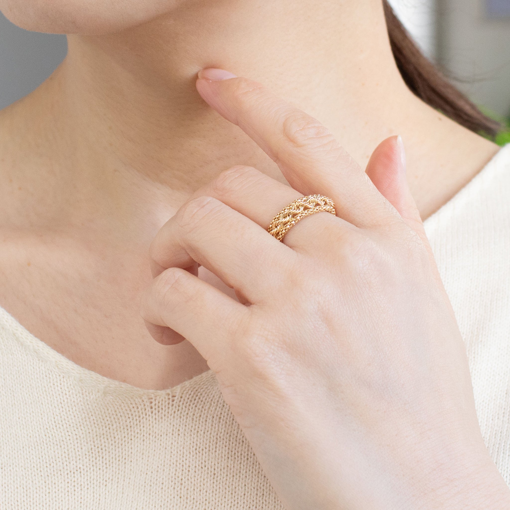 K18リング(イタリア製)《26C20101》