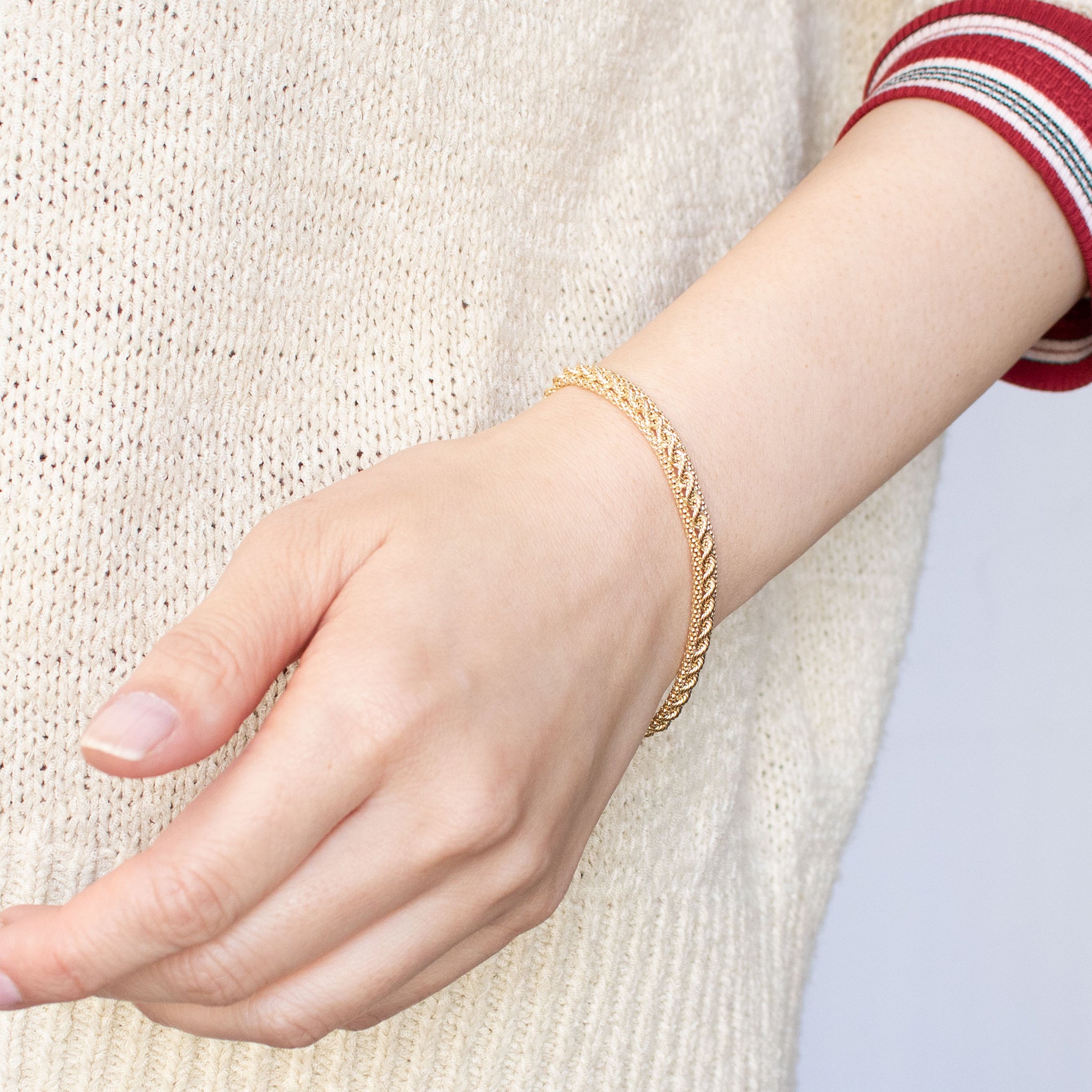 K18ブレスレット(イタリア製)《26C20102》