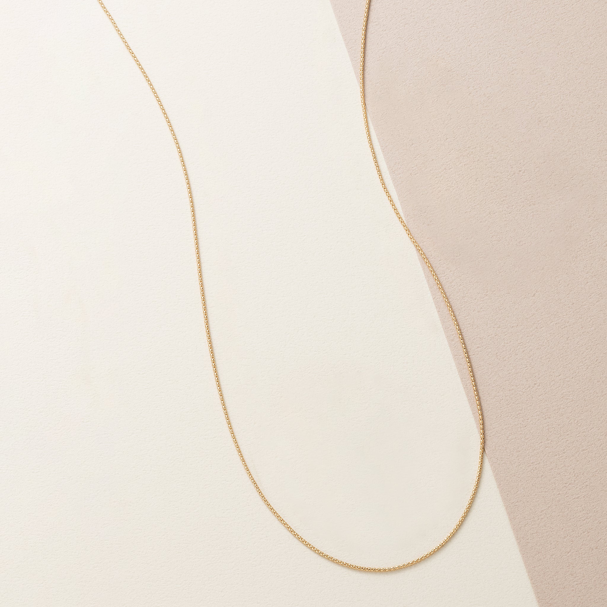 【限定10点】K18ネックレス(ロング/70cm)《26C20104》