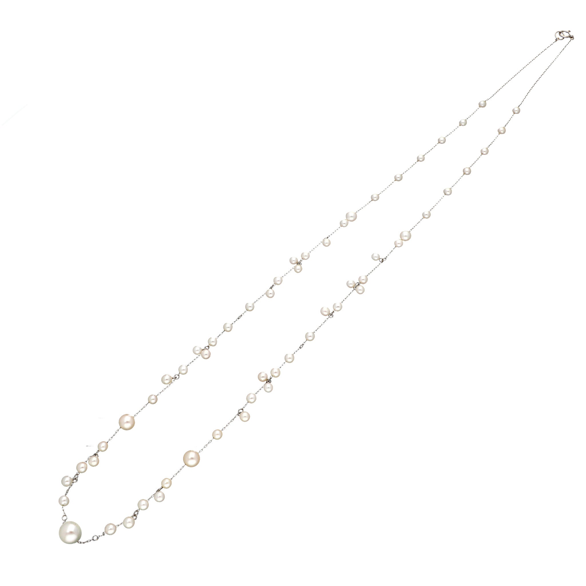 パール K14ネックレス(アコヤ真珠/ロング/68cm/6月誕生石)《26C20128》