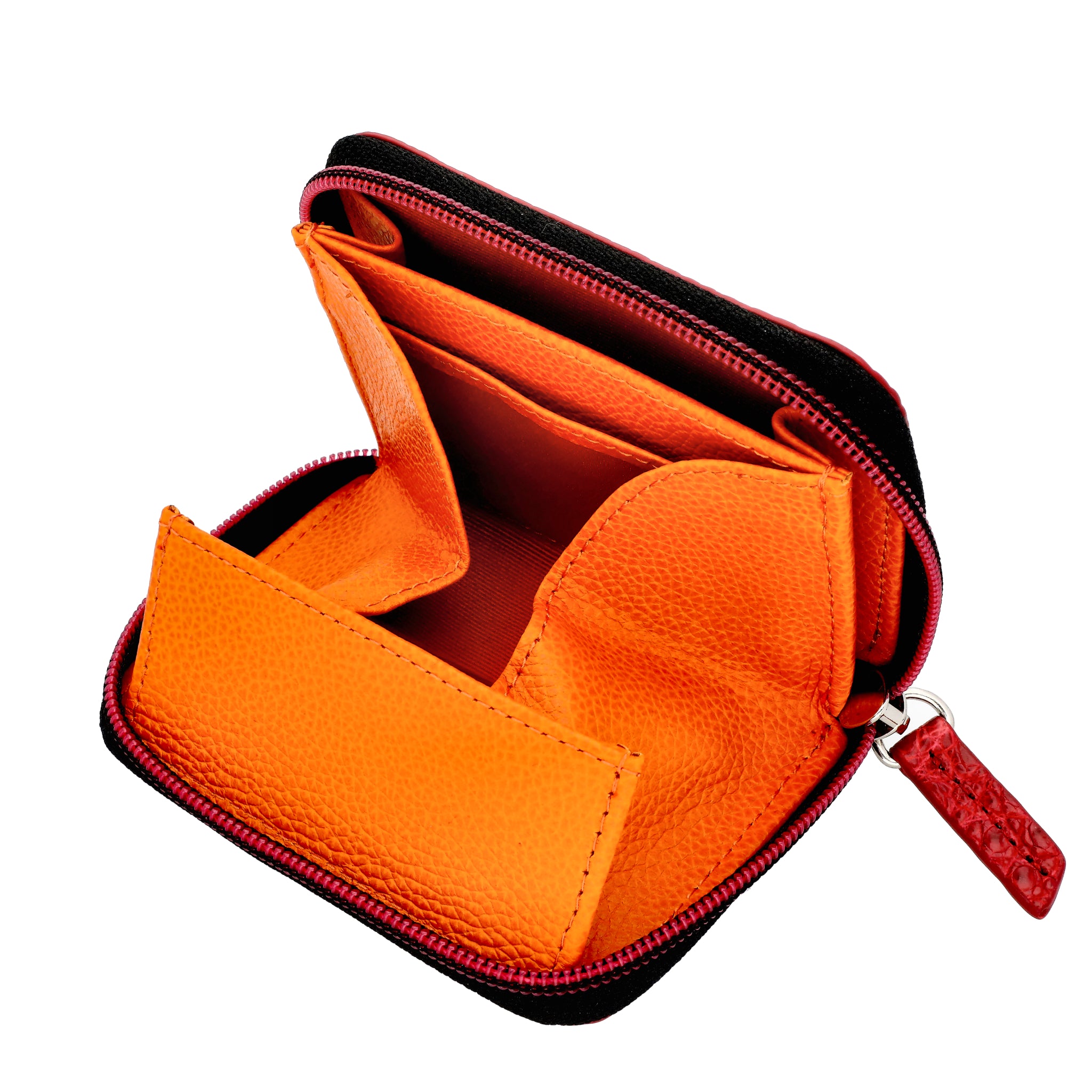 コインケース(レッド/クロコダイル/牛革)《26C30107》