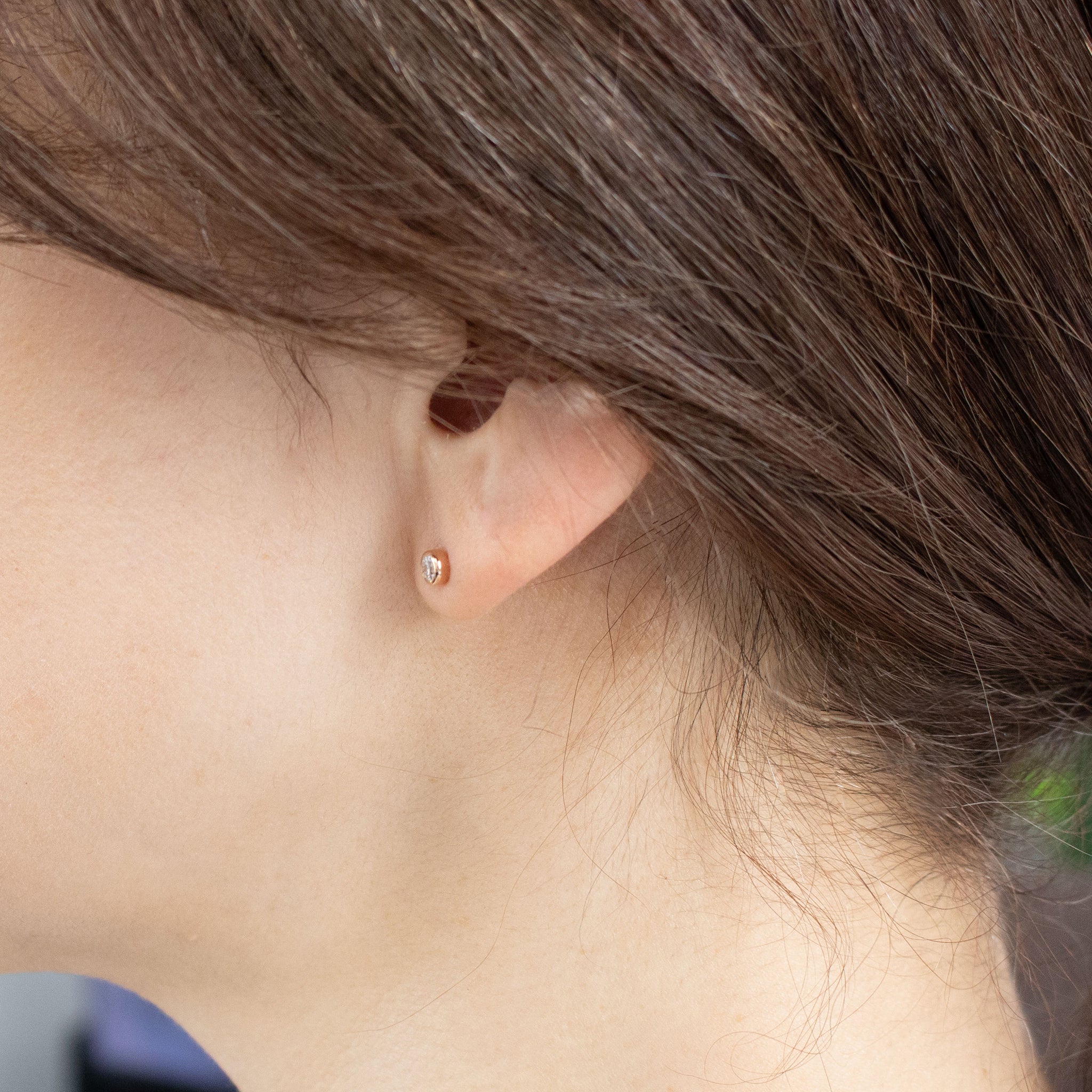 ダイヤモンド K18ピアス(計0.20カラット/Dカラー/SIクラス/3EX/H&C/4月誕生石/グレーディングレポート付)《26C30115》