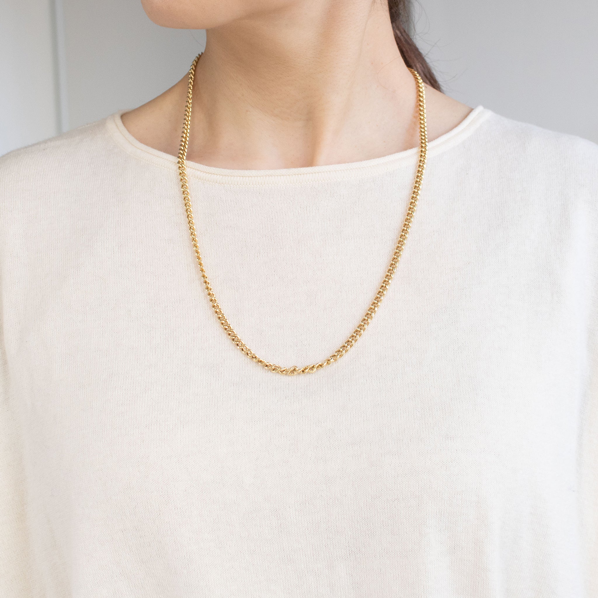 【限定2点】K18ネックレス(喜平/ロング/60cm)《26C30143》