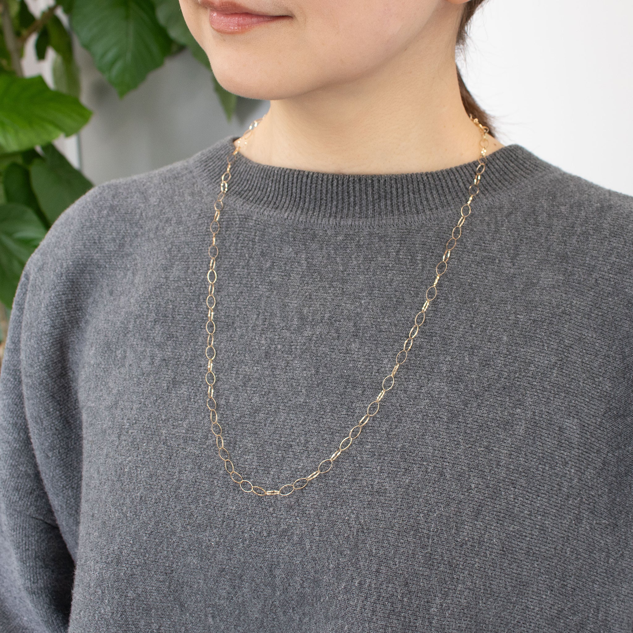 K18ネックレス(ロング/65cm)《26C40106》