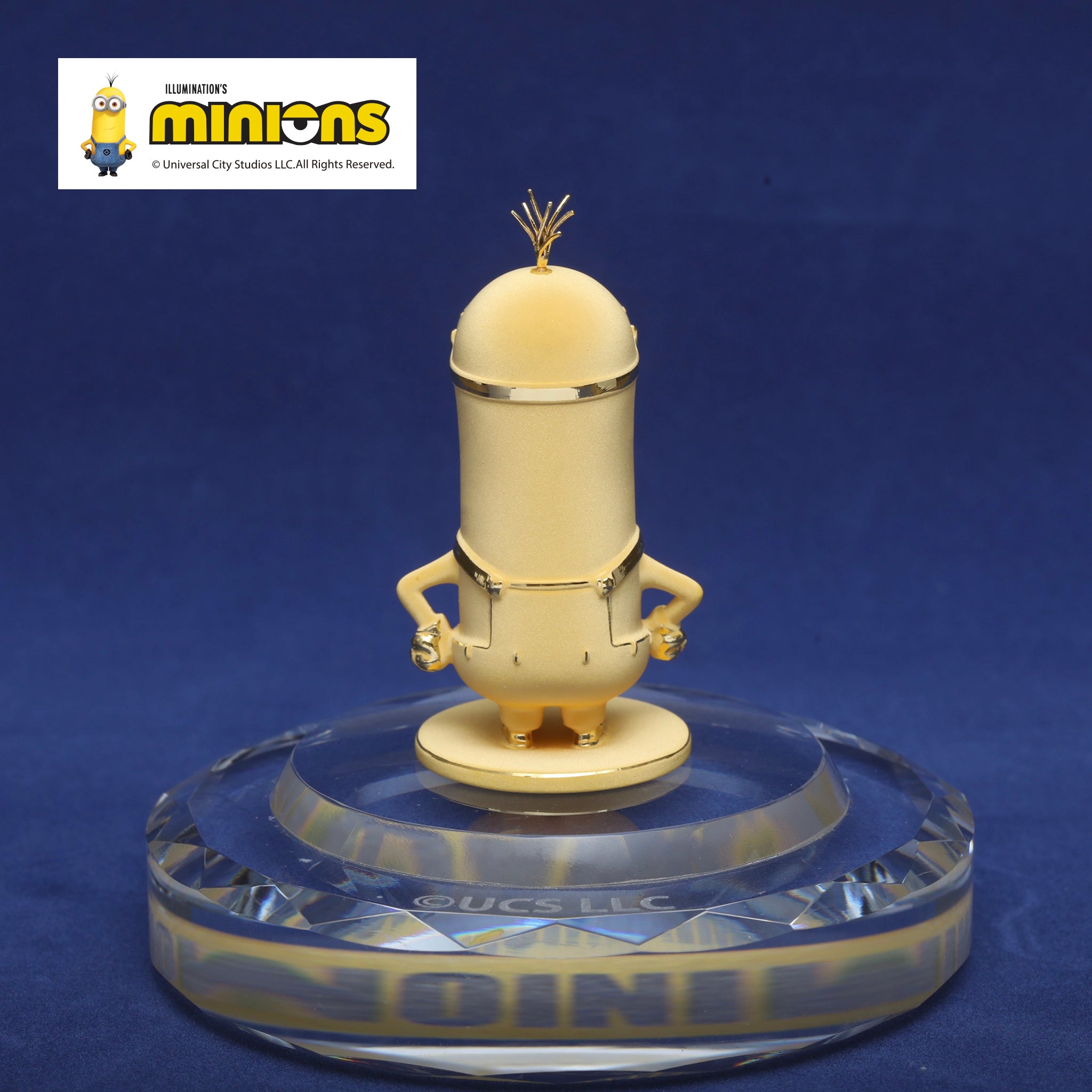 K24金製品(純金/minions/ミニオンズ/Kevin/フィギア/13g/造幣局品位刻印付)《26C60106》
