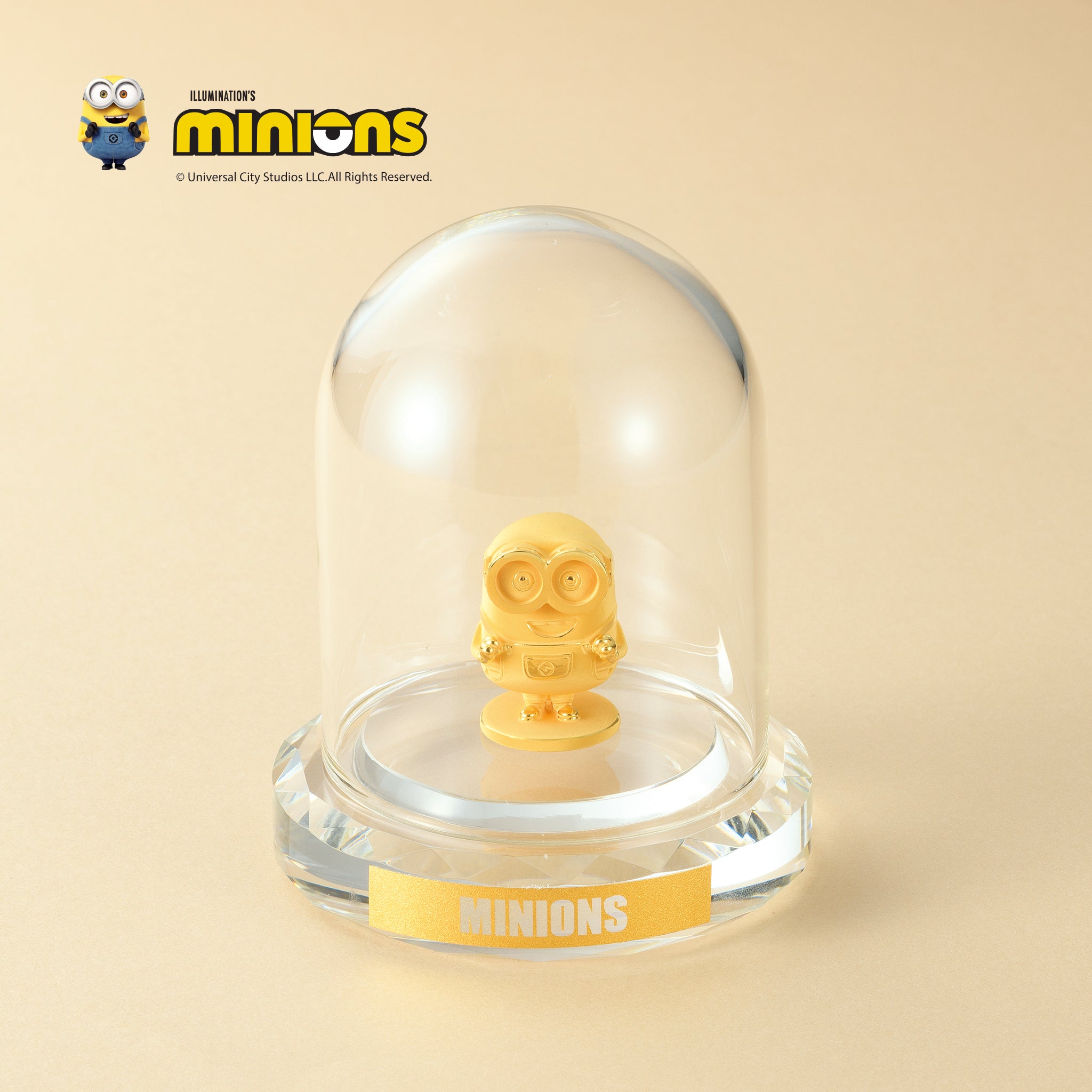 K24金製品(純金/minions/ミニオンズ/Bob/フィギア/9g/造幣局品位刻印付)《26C60109》