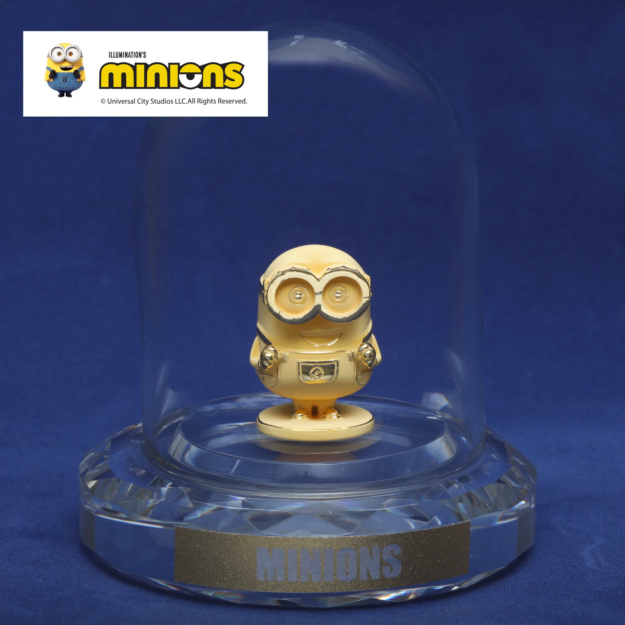 K24金製品(純金/minions/ミニオンズ/Bob/フィギア/9g/造幣局品位刻印付)《26C60109》