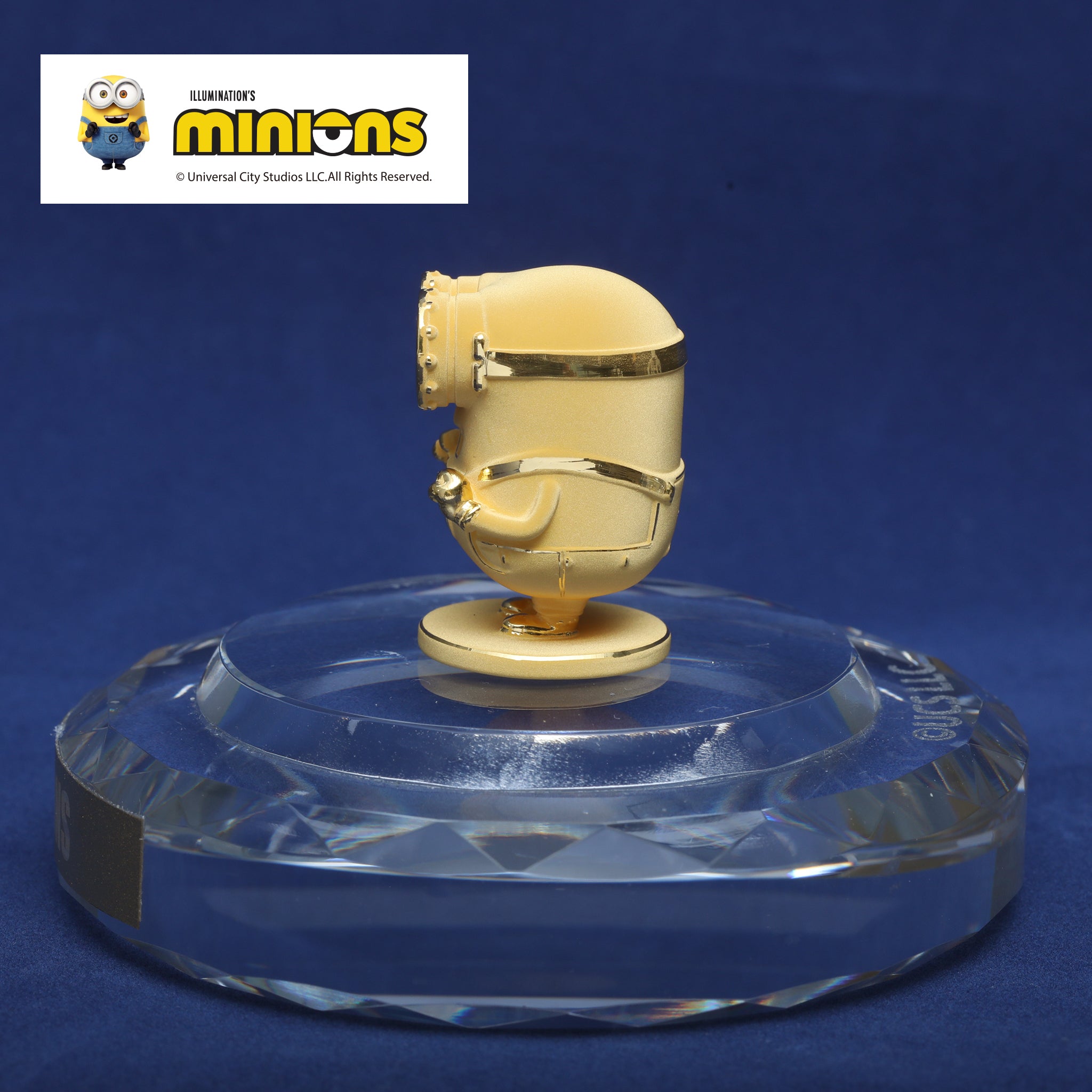 K24金製品(純金/minions/ミニオンズ/Bob/フィギア/9g/造幣局品位刻印付)《26C60109》