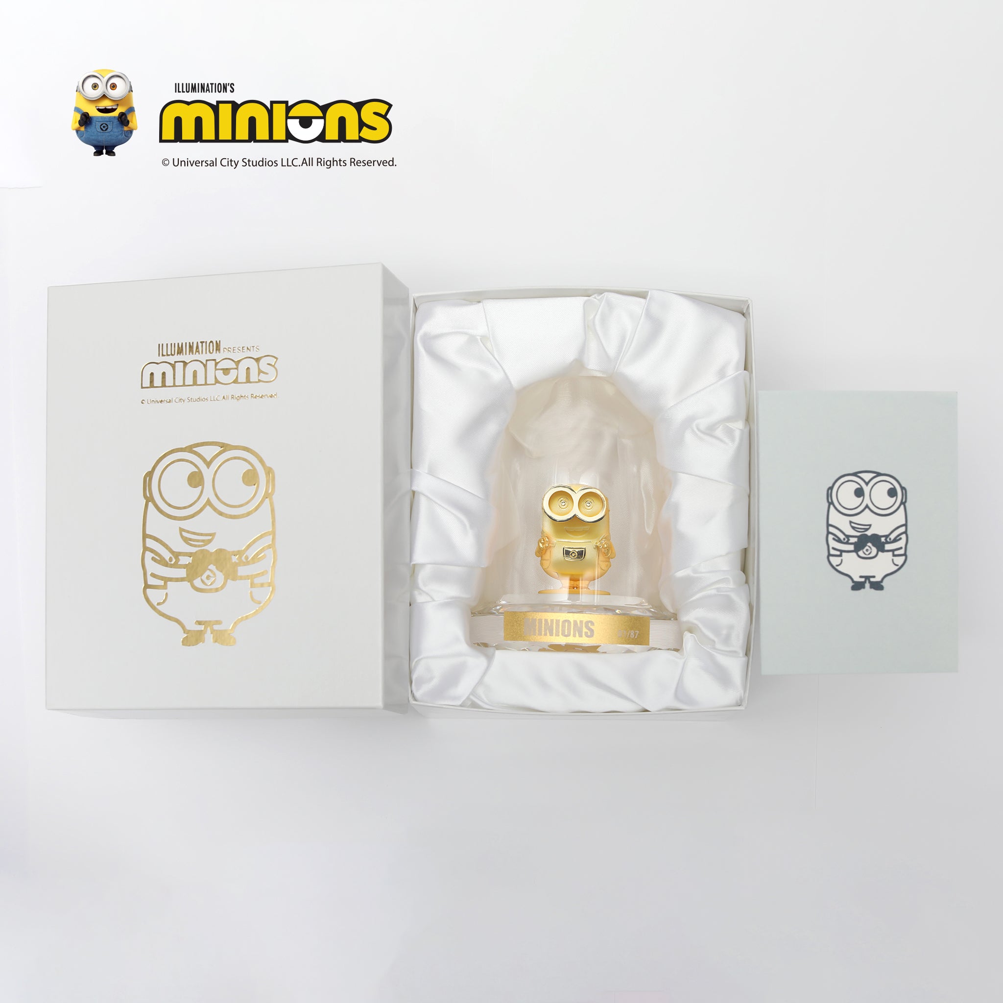 K24金製品(純金/minions/ミニオンズ/Bob/フィギア/9g/造幣局品位刻印付)《26C60109》