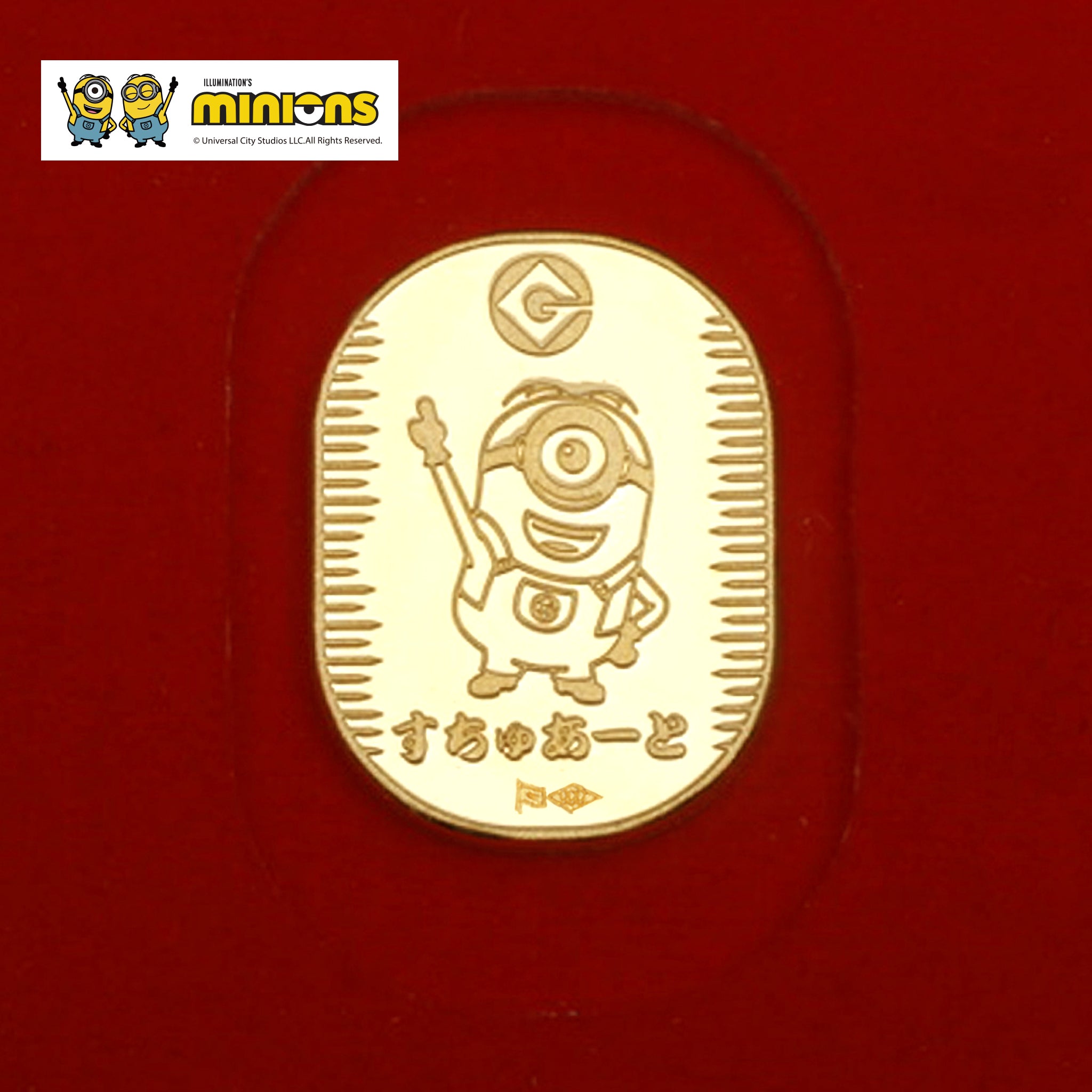 K24小判(純金/10g/minions/ミニオンズ/Stuart&Dave/造幣局品位刻印付)《26C60110》