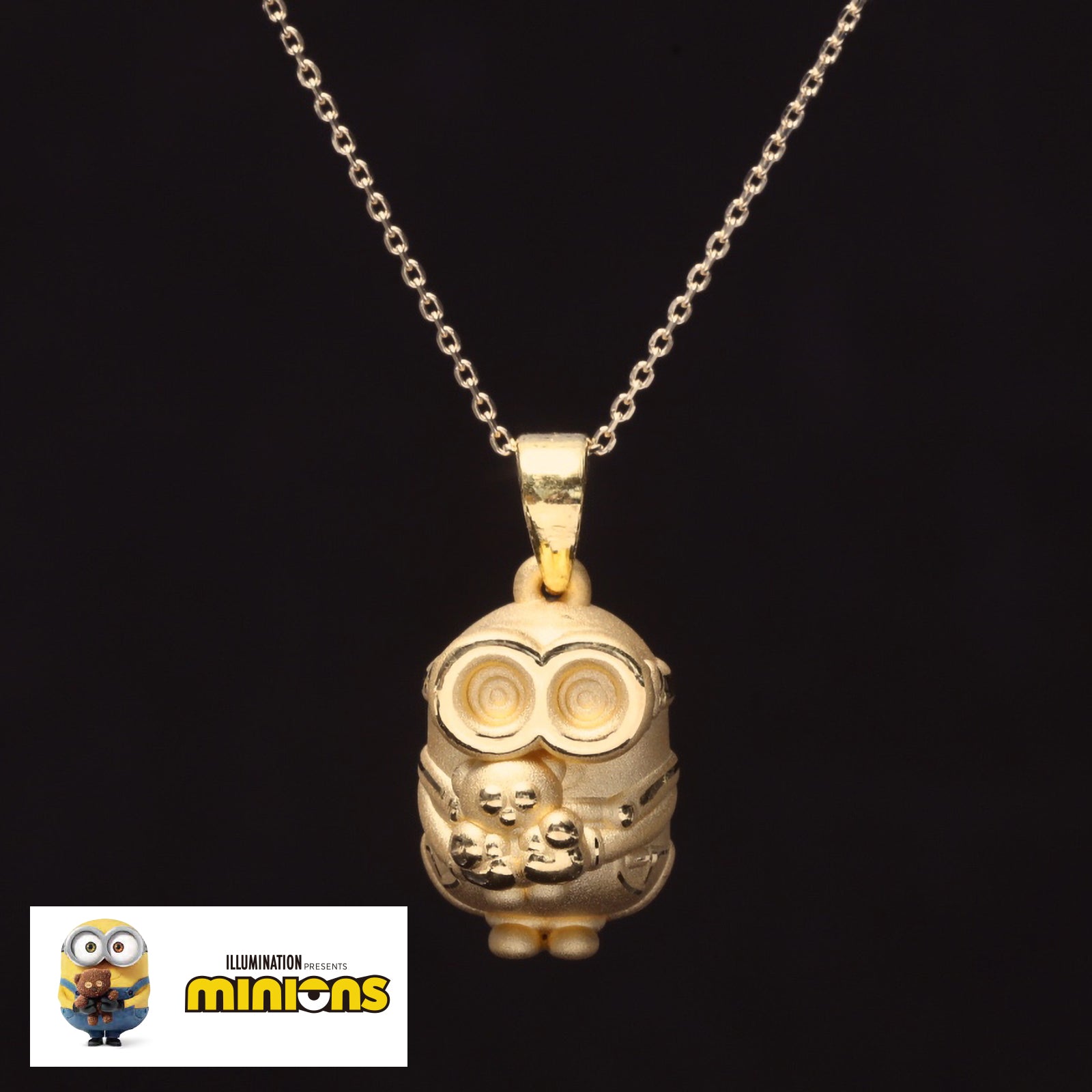 K24/K18ネックレス(純金/minions/ミニオンズ/Bob&Tim)《26C60111》