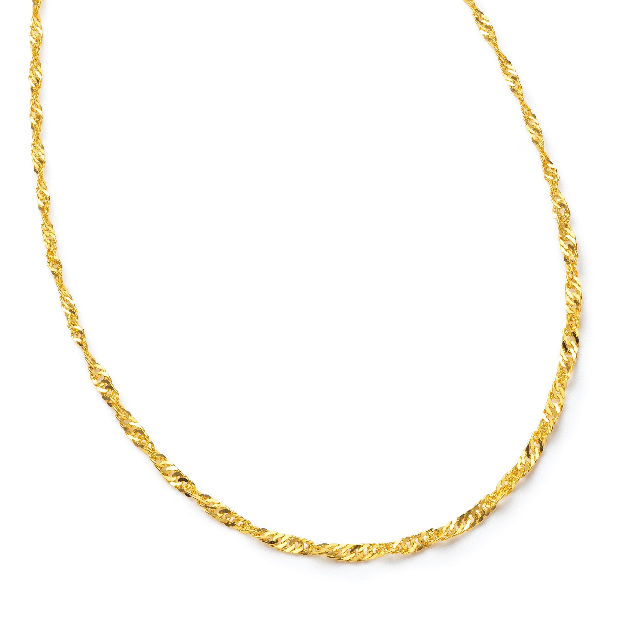 【限定5点】K24ネックレス(純金/造幣局品位刻印付)《26H01503》