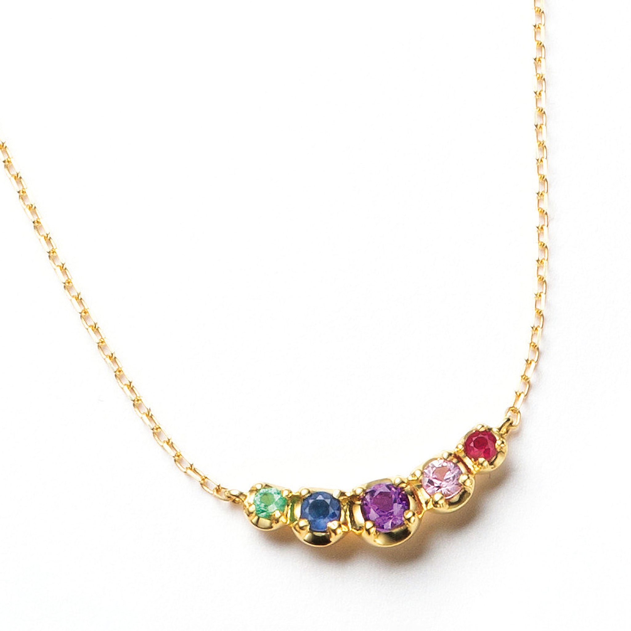 マルチカラーK18ネックレス《26H02401》 | 京セラジュエリー