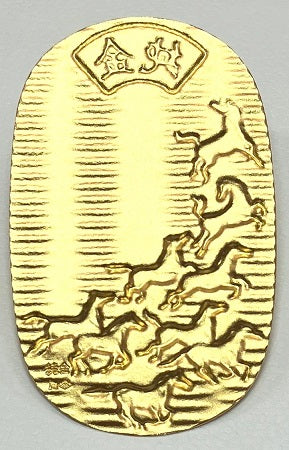 K24小判(純金/馬九行久(うまくいく)/10g/造幣局品位刻印付)《26H03001》