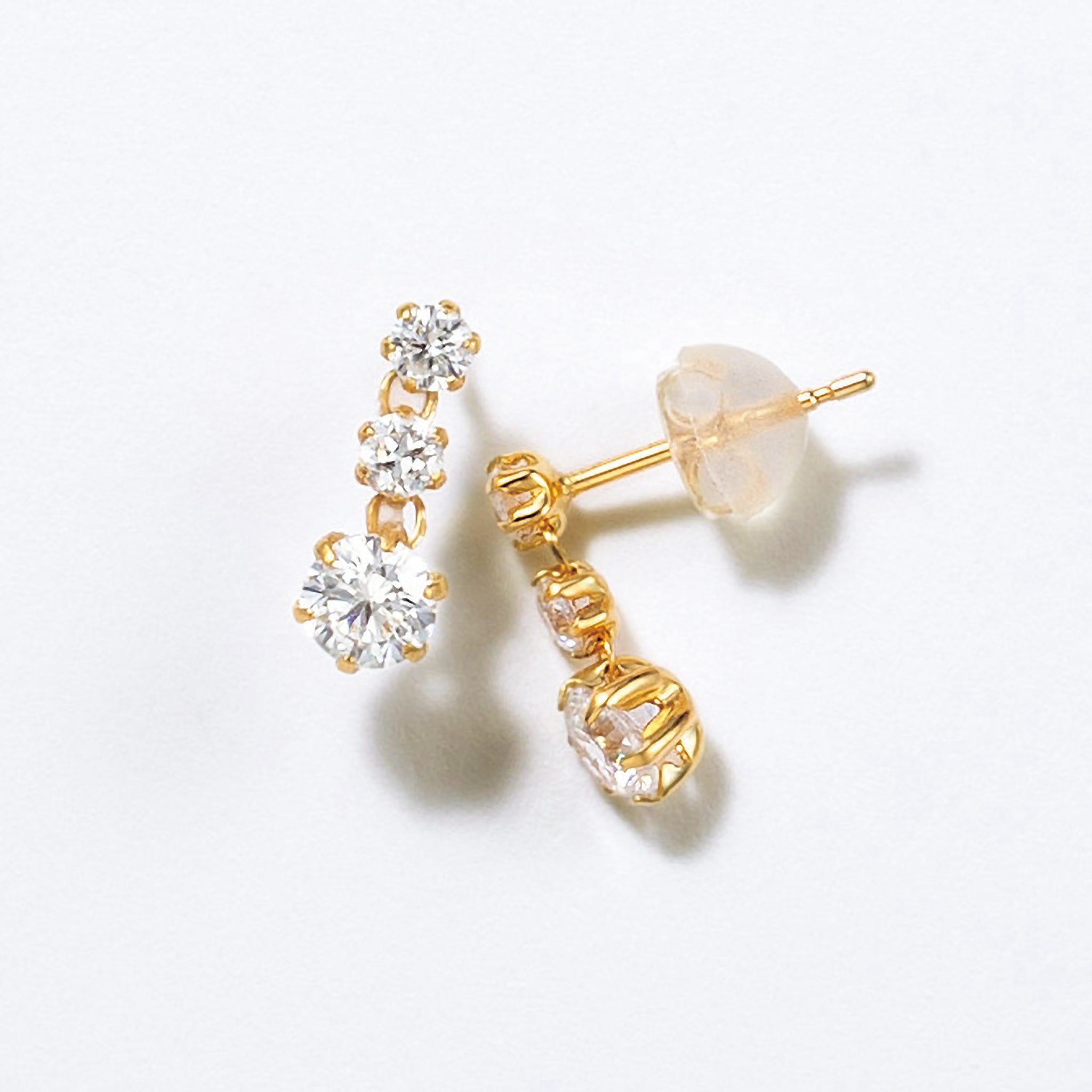 キュービックジルコニアK10ピアス《26H03810》