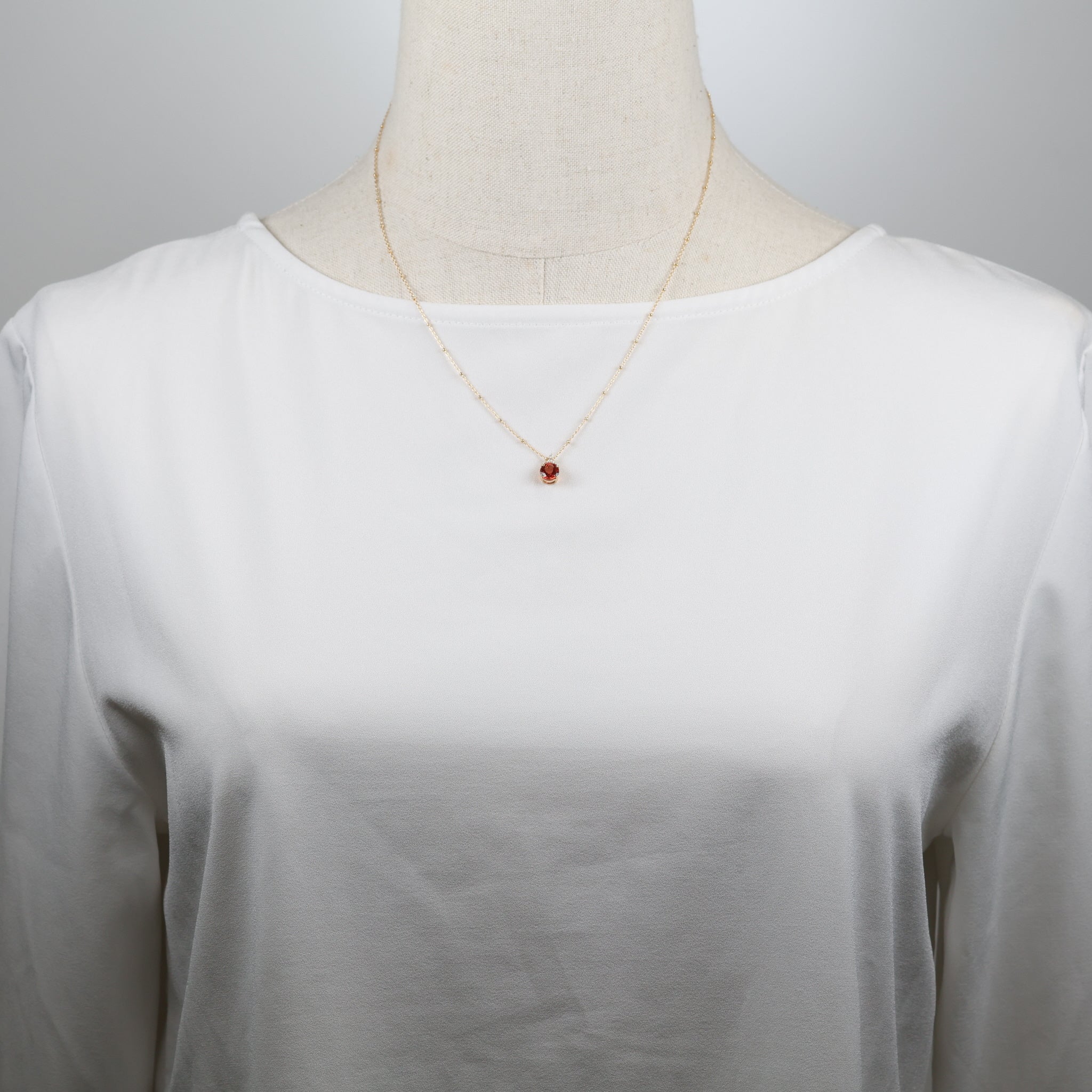 アンデシン/ダイヤモンド K18ペンダントトップ《26N01306》