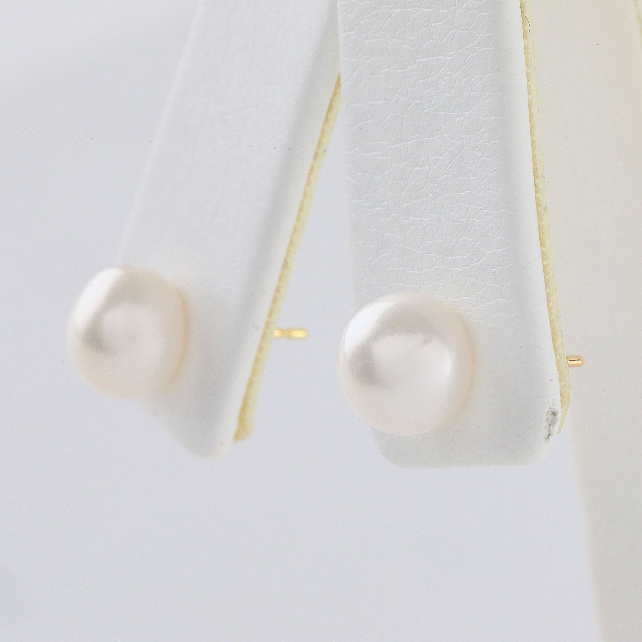 【限定30点】パール K18ピアス(淡水真珠/7.5mm/6月誕生石)《26N02106》