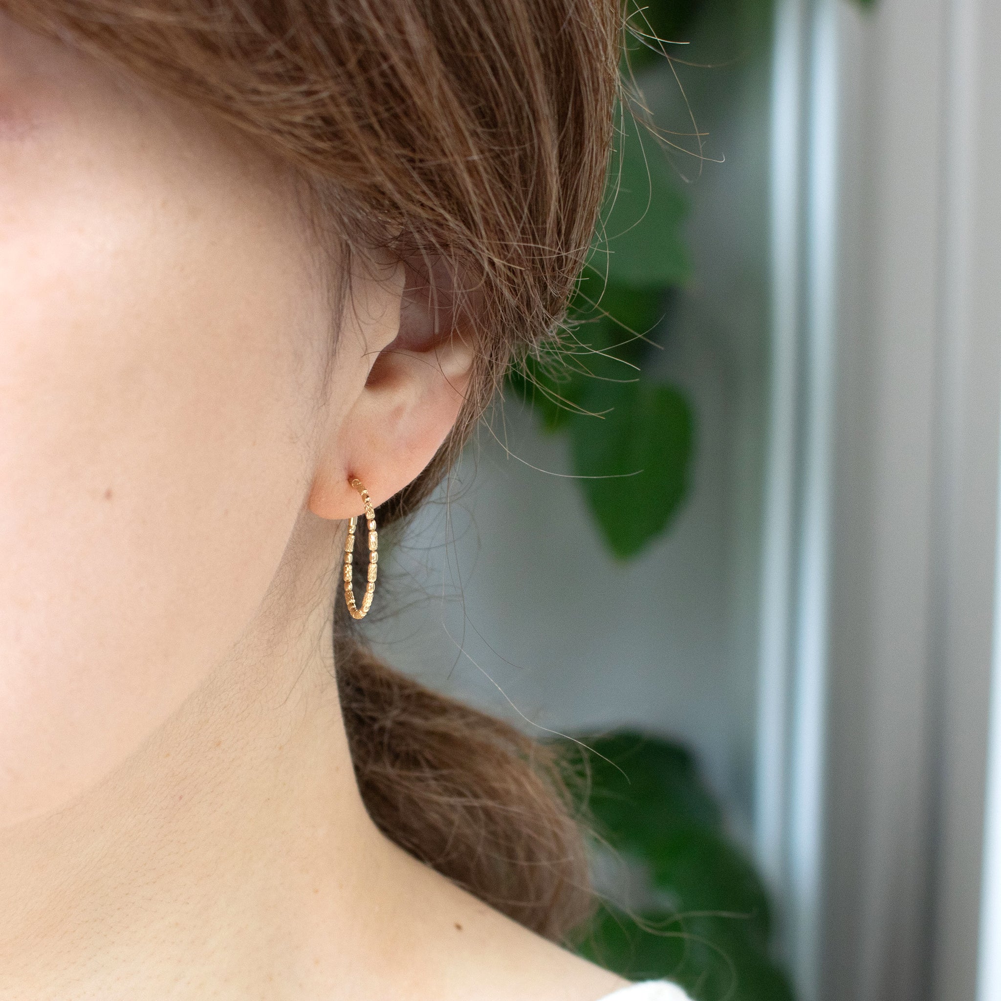 K18ピアス(フープ)《26N01205》