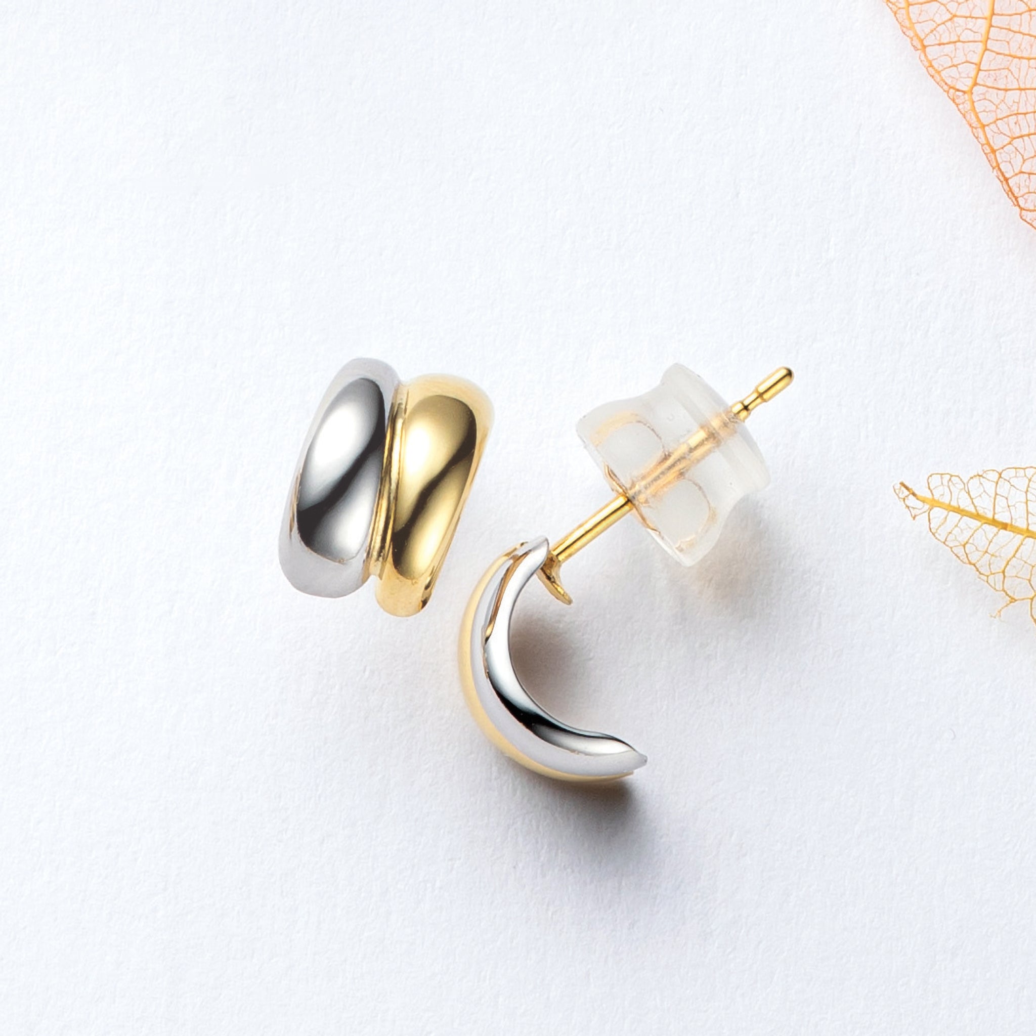 K10/プラチナピアス(コンビカラー)《26N02607》