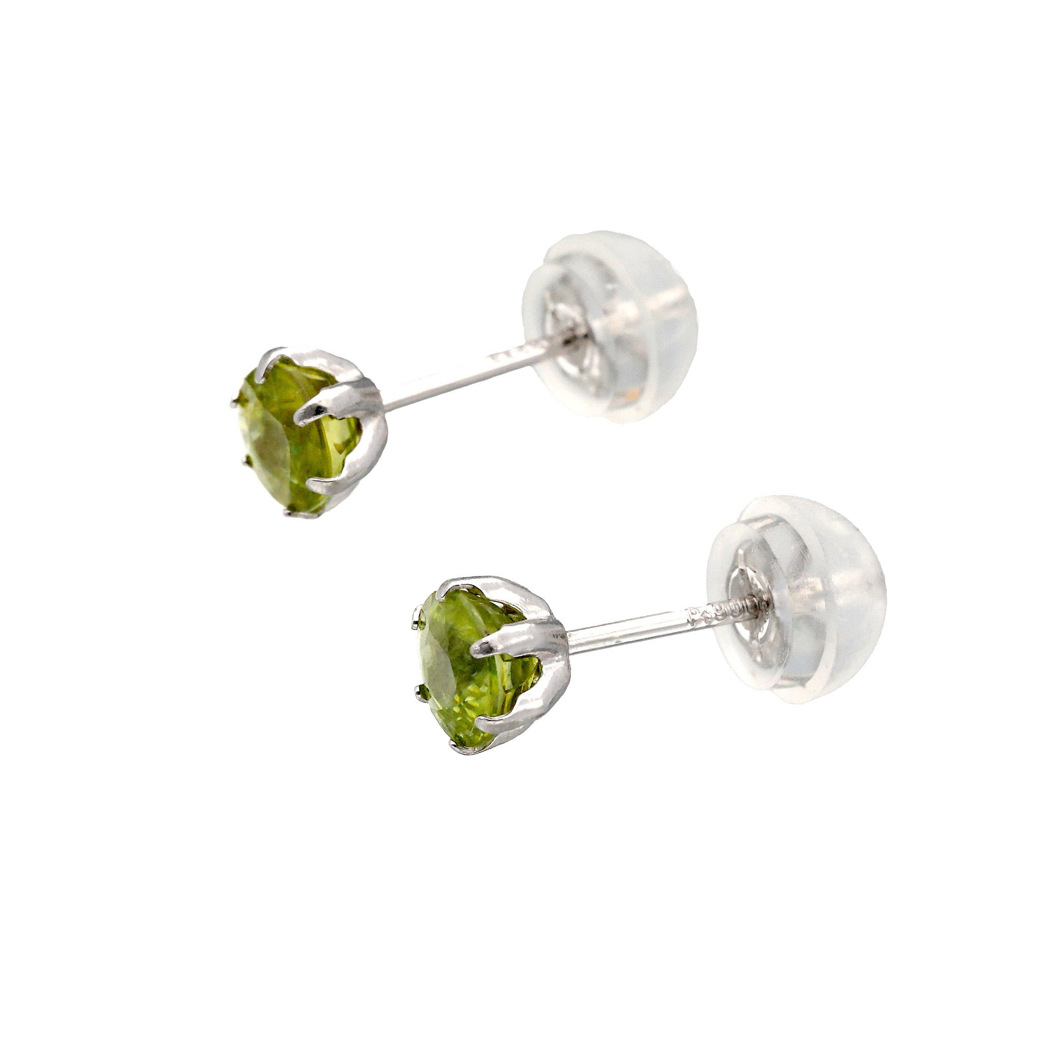 【限定1点】スフェーン プラチナピアス(7月誕生石)《26T10107》