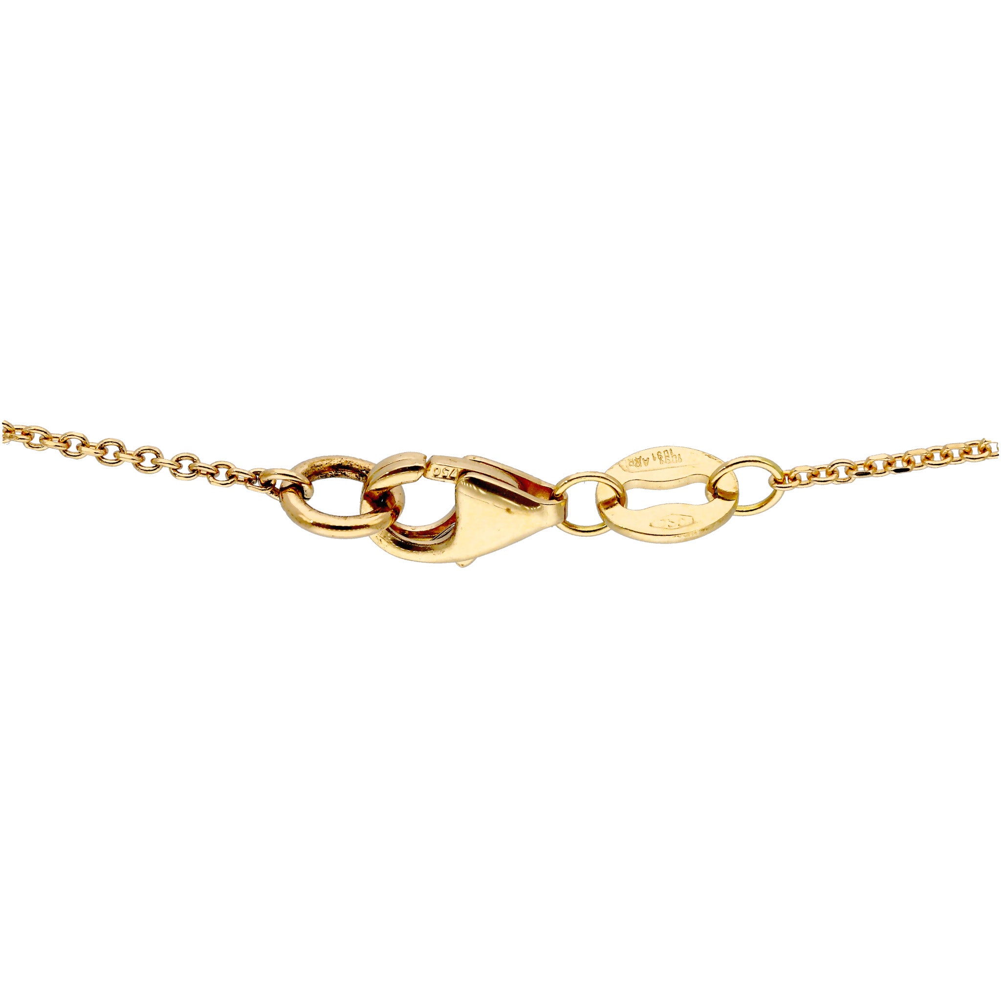 K18ネックレス(コンビカラー/イタリア製)《26T10124》