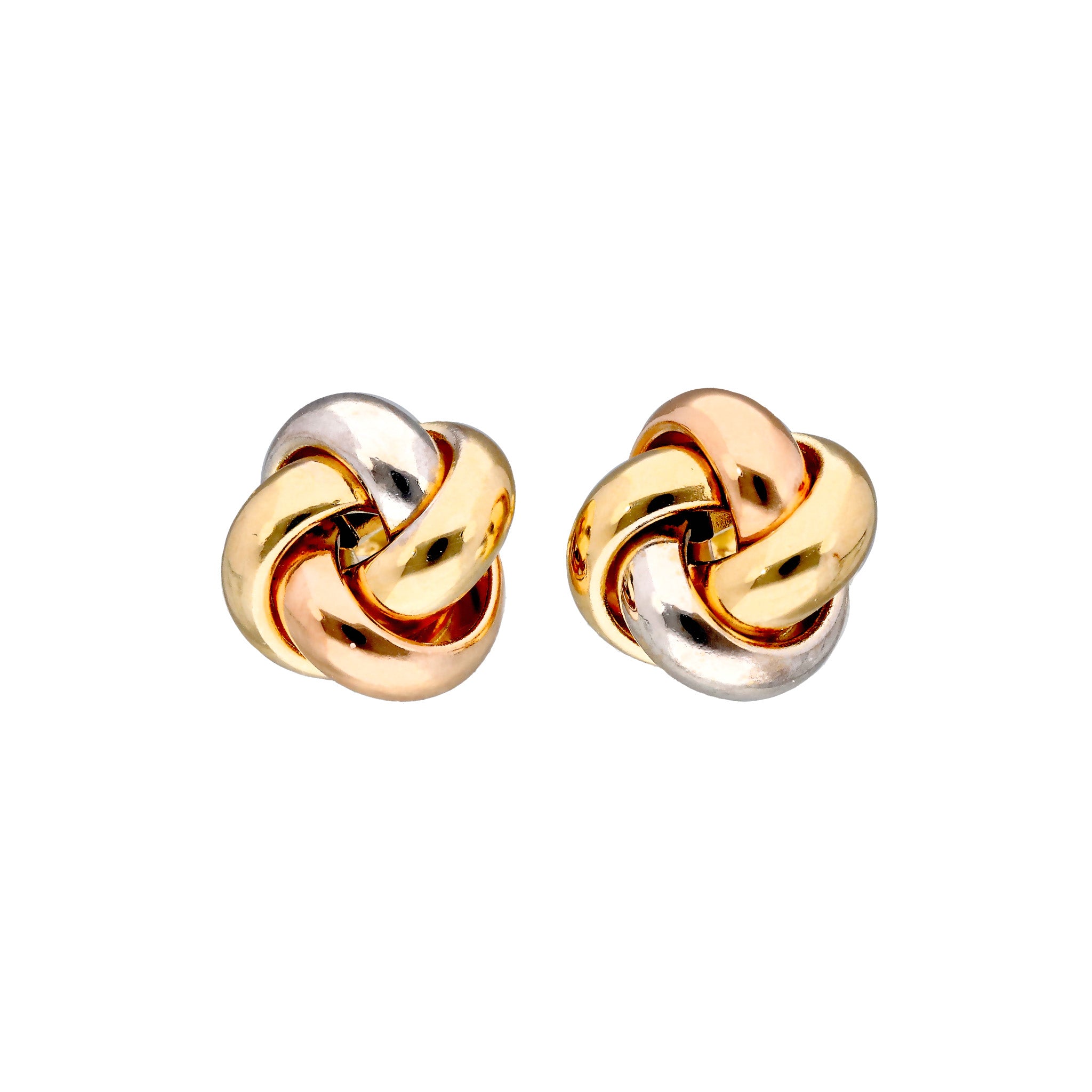 K18ピアス(スリーカラー/イタリア製)《26T10125》