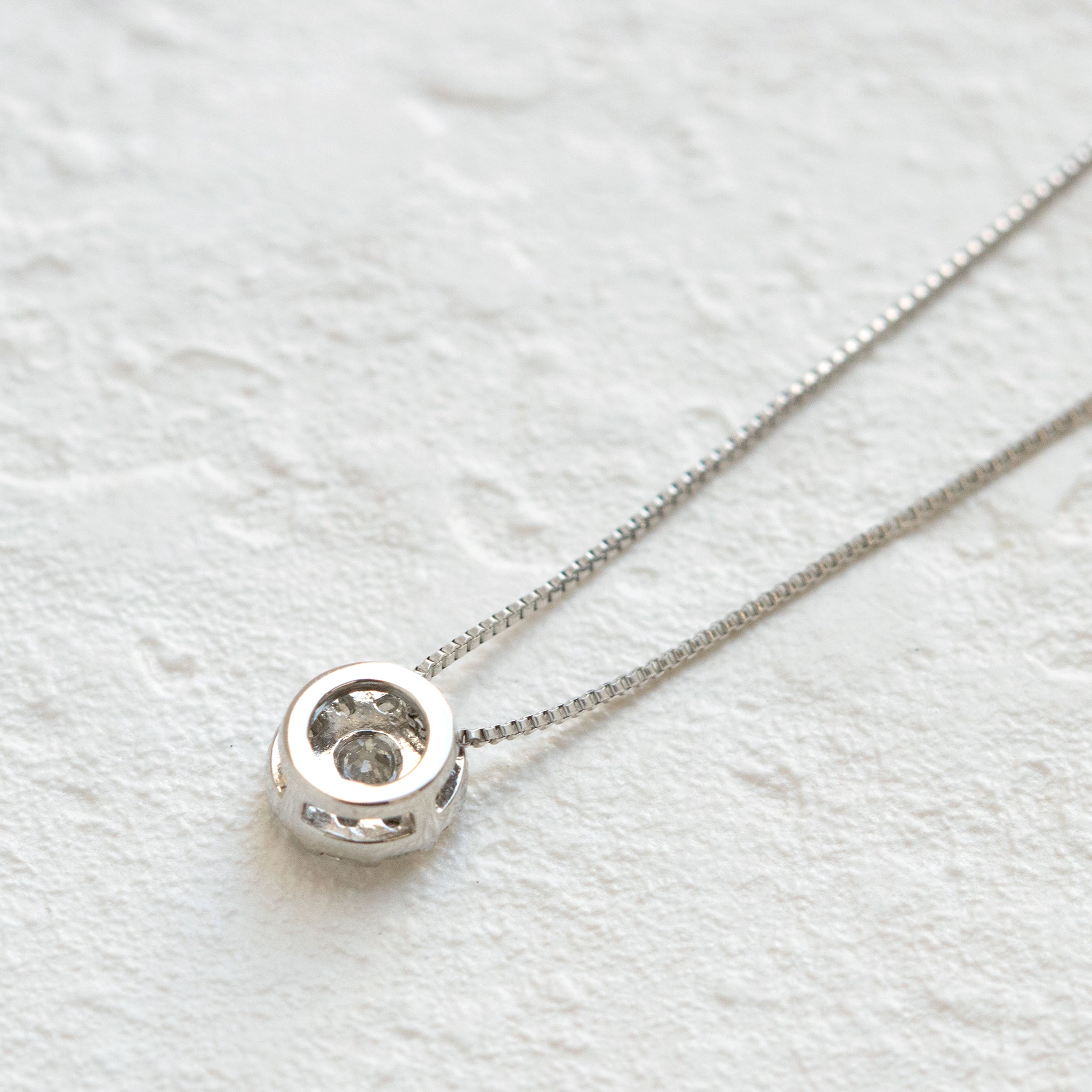 【限定2点】ダイヤモンド プラチナネックレス(0.18カラット/Dカラー/SIクラス/EX/グレーディングレポート付/4月誕生石)《26T10162》