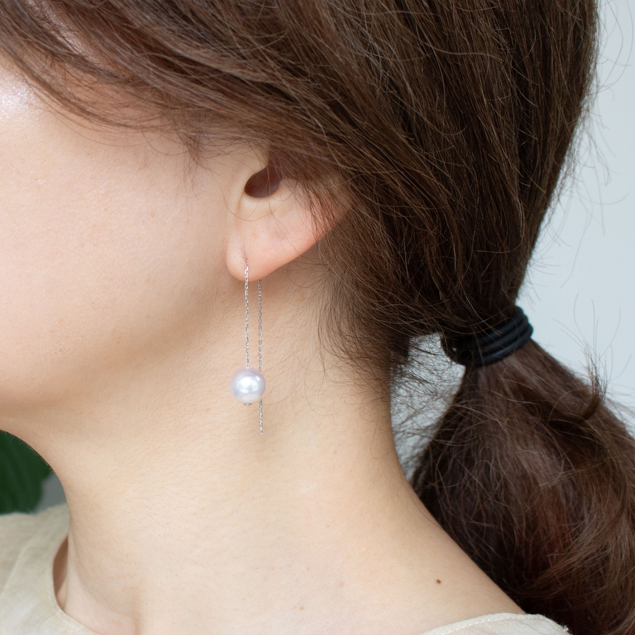 【限定1点】パール K18ピアス(アコヤ真珠/8.5mm/6月誕生石)《26T10198》