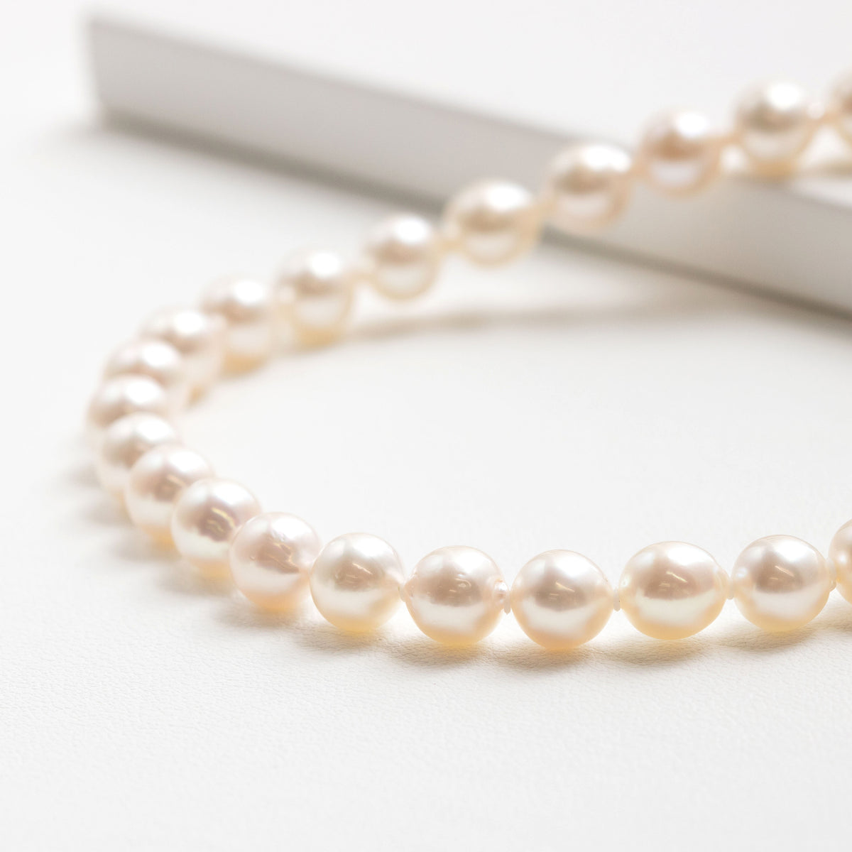 【限定1点】パールネックレス(アコヤ真珠/7mm/セミバロック珠/6月誕生石)《26T10254》