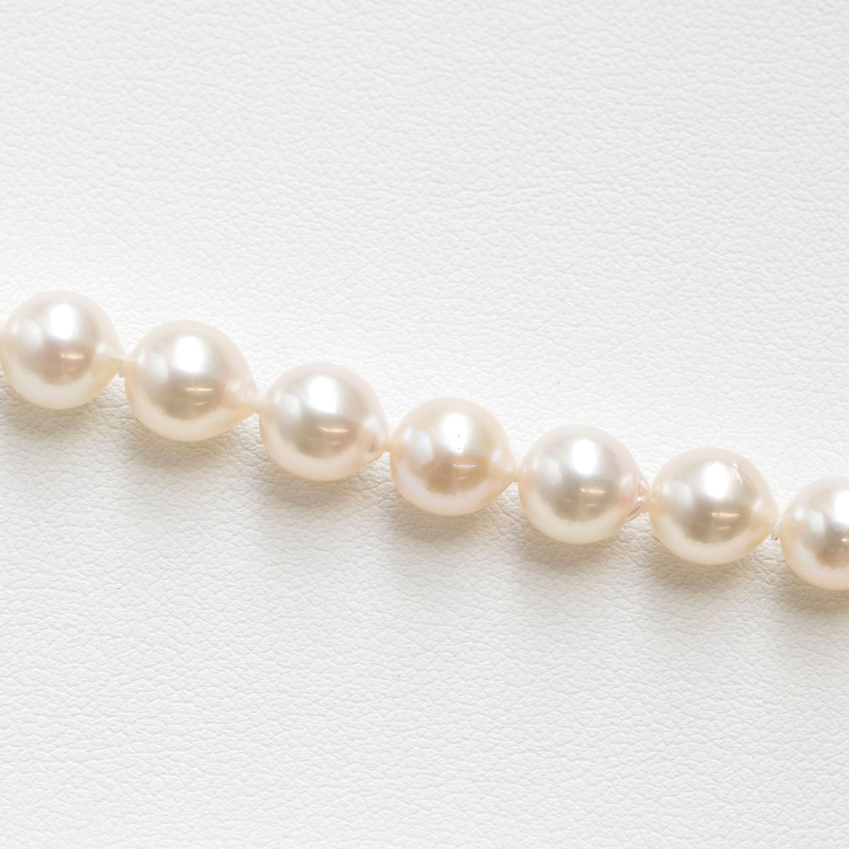 【限定1点】パールネックレス(アコヤ真珠/7mm/セミバロック珠/6月誕生石)《26T10254》