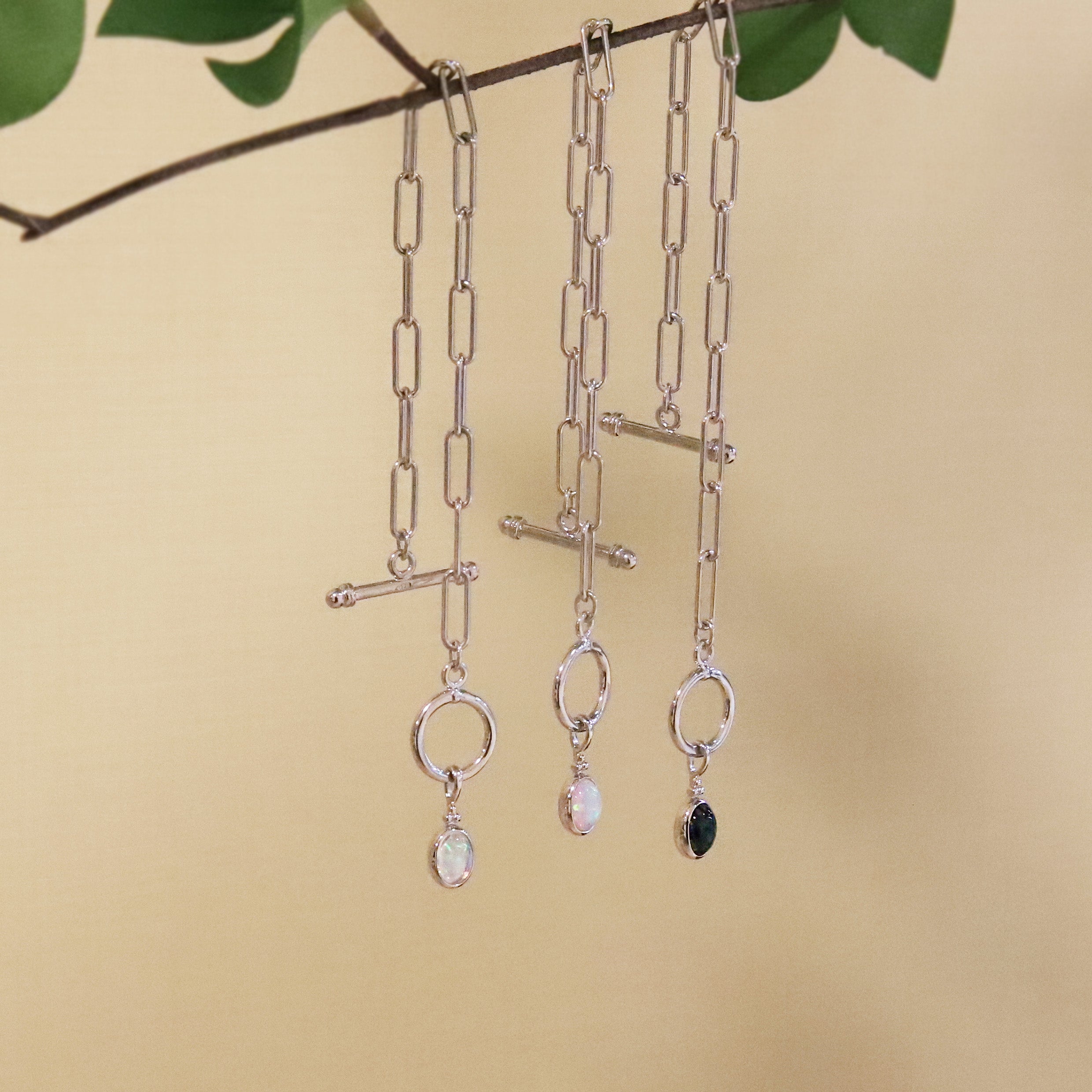 ウォーターオパール SVブレスレット(クレサンベール/モンプレジール/10月誕生石)《WBCW4211》