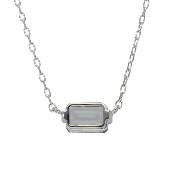 グレースピネル/ダイヤモンド プラチナネックレス(バケット/8月誕生石)《WPDN4158》