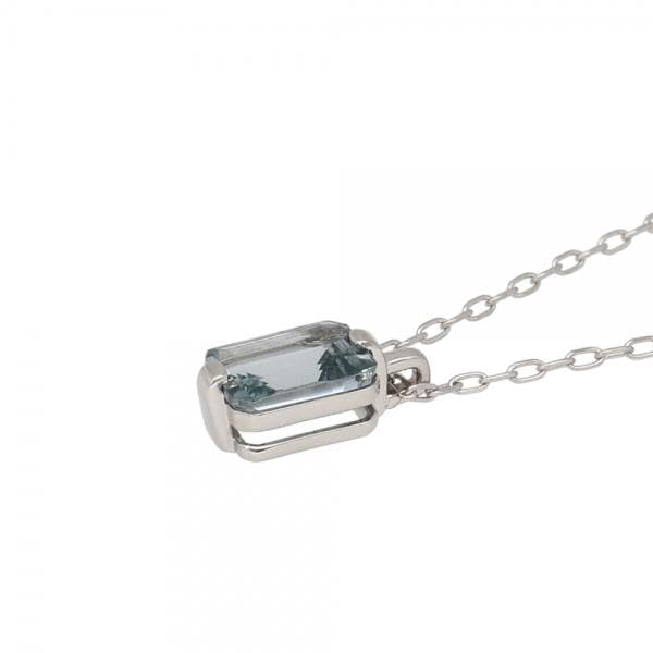 グレースピネル プラチナネックレス(バケット/8月誕生石)《WPDN4159》