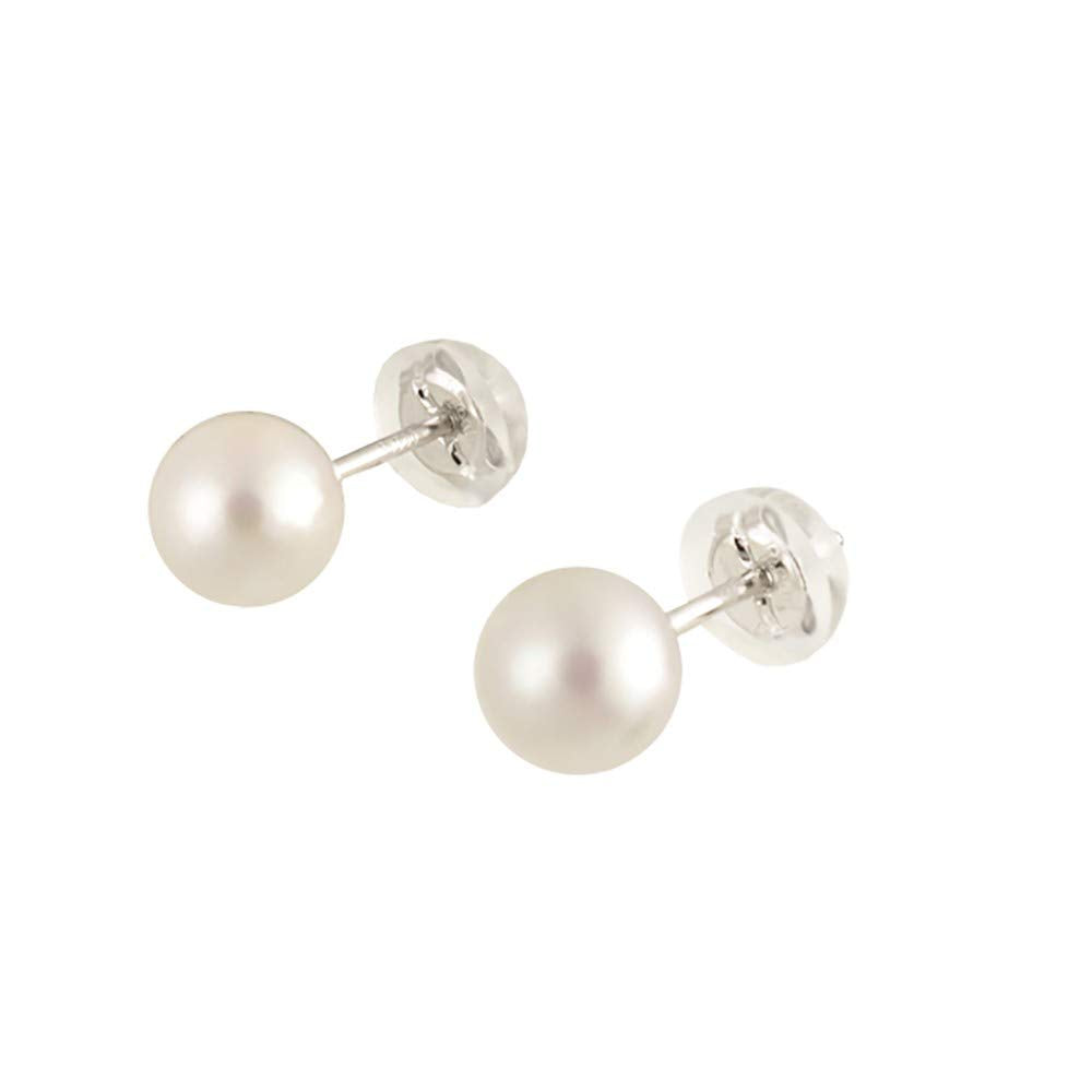 パール プラチナピアス(アコヤ真珠/6.0mm~6.5mm/スタッド/6月誕生石)《WEPQ3100》