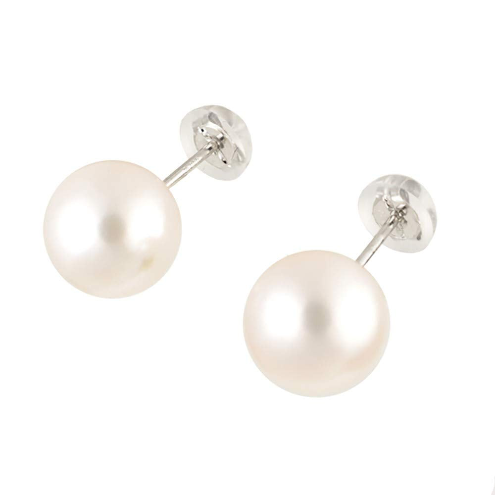 パール プラチナピアス(アコヤ真珠/9.0mm~9.5mm/スタッド/6月誕生石)《WEPQ3103》