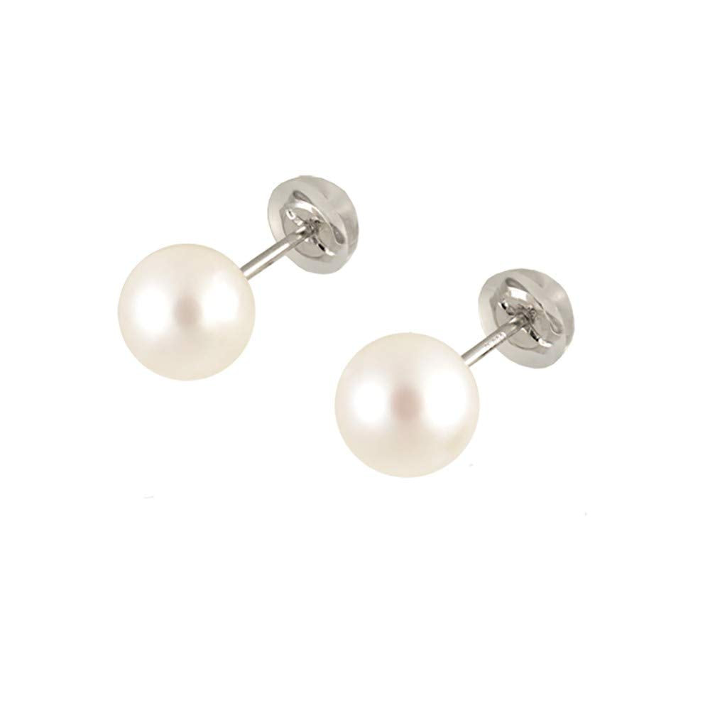 パール プラチナピアス(アコヤ真珠/7.0mm~7.5mm/スタッド/6月誕生石)《WEPQ3101》