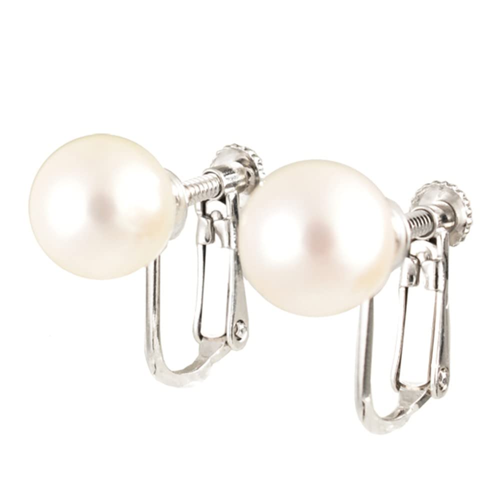 パール シルバーイヤリング(アコヤ真珠/8.0mm~8.5mm/6月誕生石)《WESQ3097》