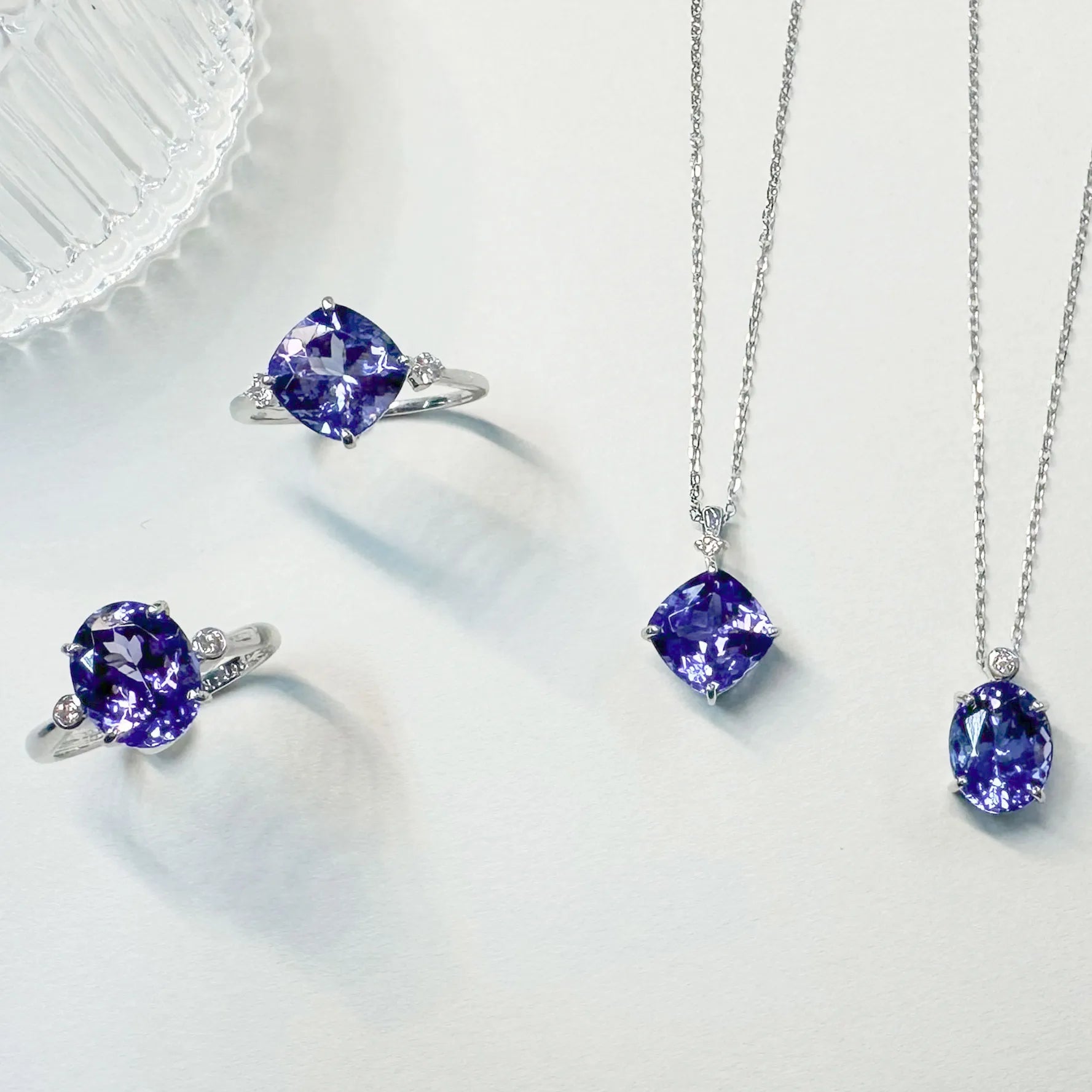 タンザナイト/ダイヤ PTリング(3.0ctUP/オーバル/12月誕生石)《WRGN4273》