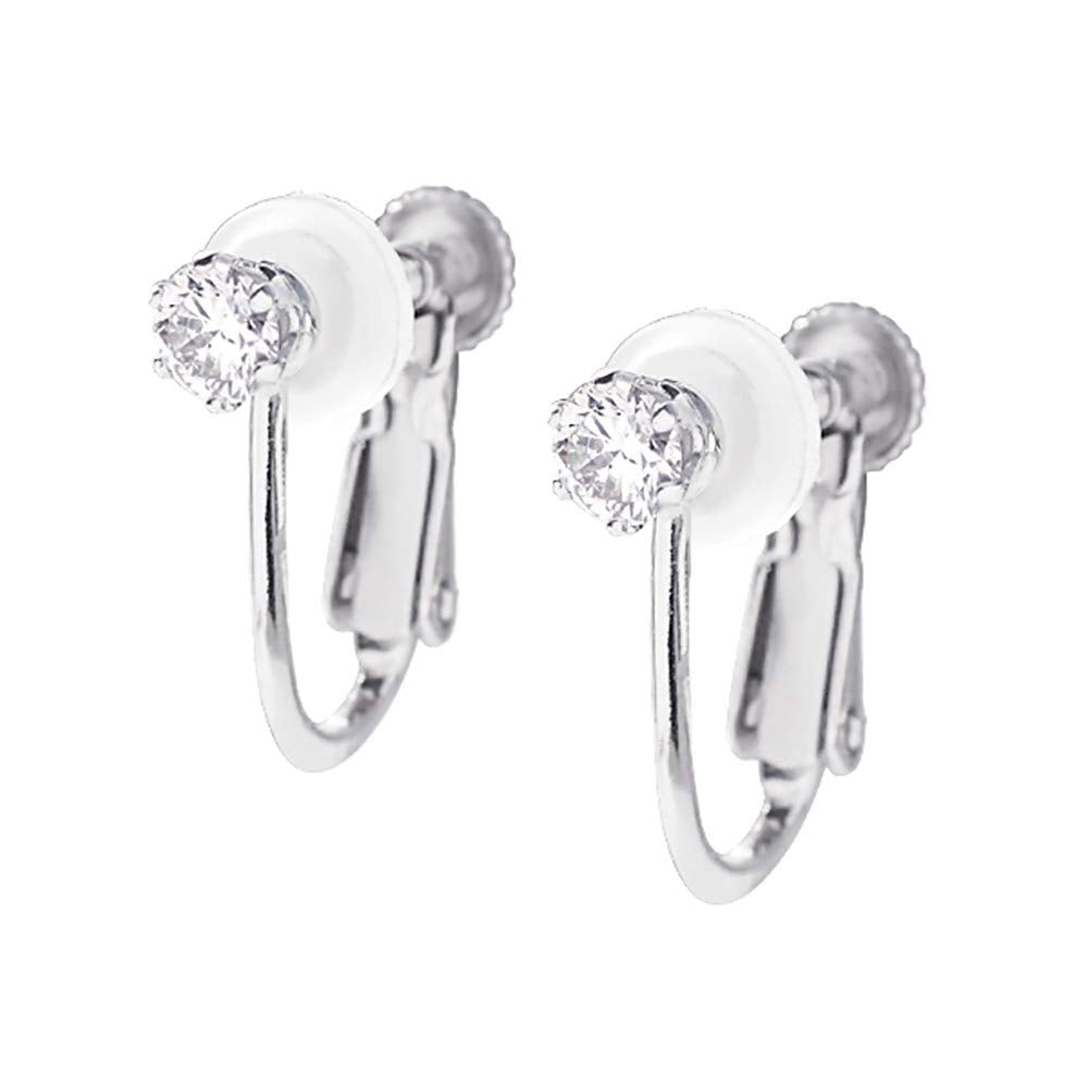 ダイヤモンド K18イヤリング(計0.2カラット/4月誕生石)《WESD2550》