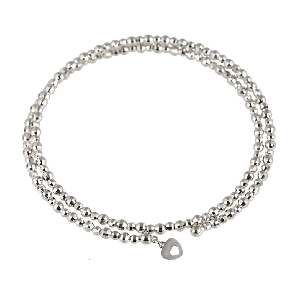 K18ブレスレット(カットボール/フリーサイズ/形状記憶)《WBCY3772》