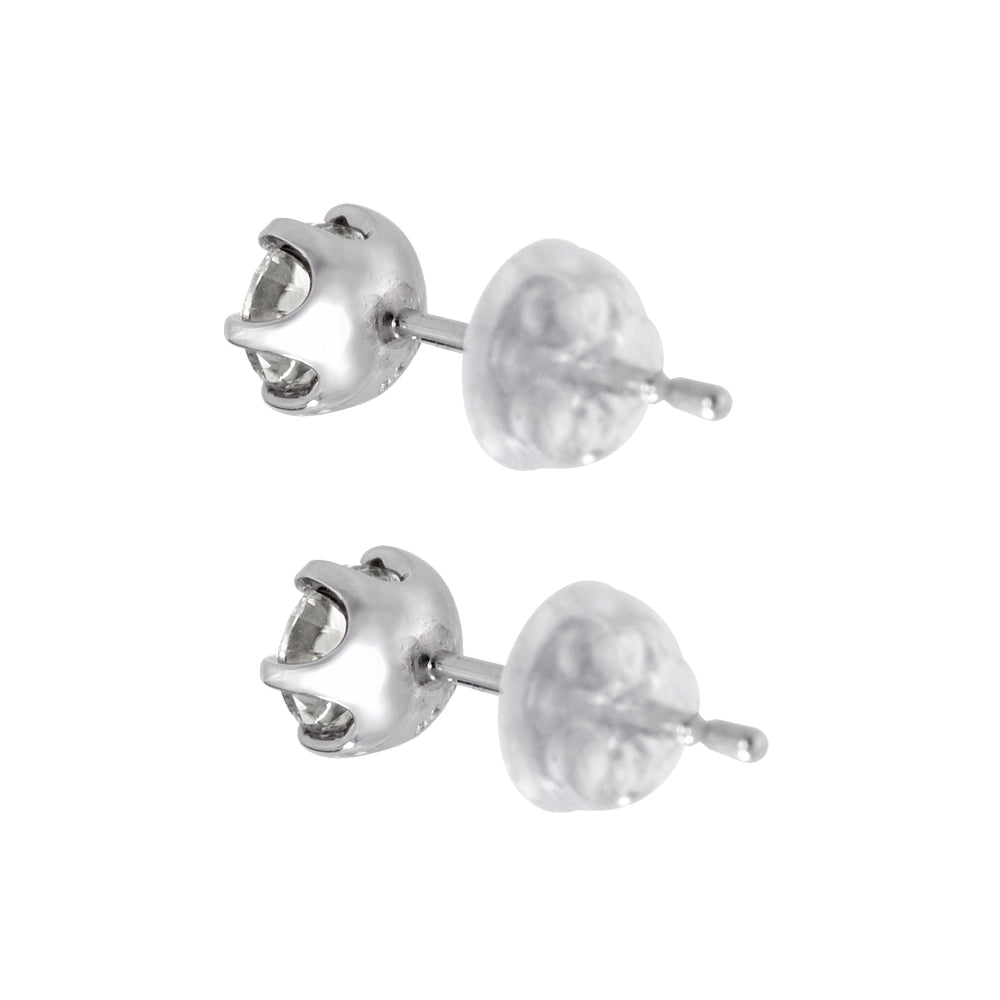 ダイヤモンド プラチナピアス(計0.6カラット/スタッド/4月誕生石)《BEPD3126W》