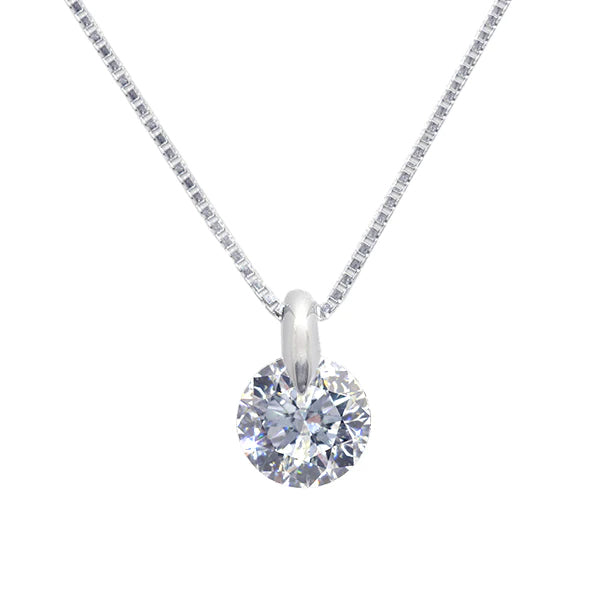 【限定1点】ダイヤモンド プラチナネックレス(1.013カラット/E/SI2/EX/中宝研)《JPDD1529》