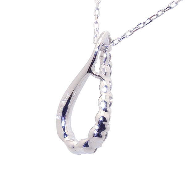 ダイヤモンド プラチナネックレス(計0.12カラット/4月誕生石)《BPDD7714》