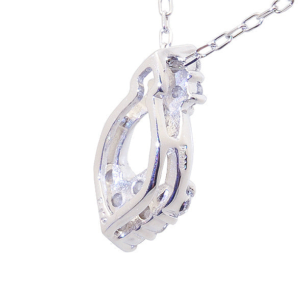 ダイヤモンド プラチナネックレス(計0.12カラット/4月誕生石)《BPDD9010》