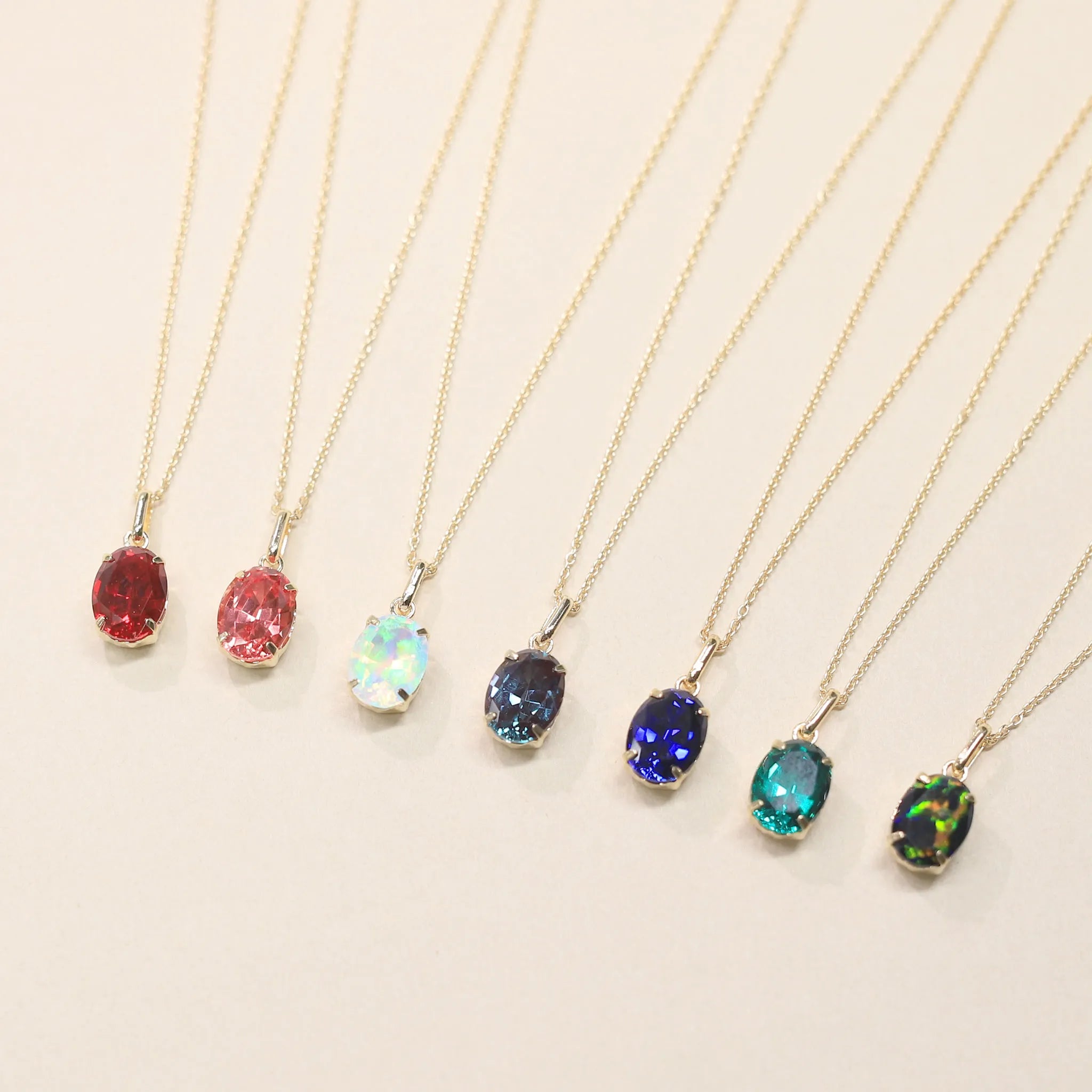 ブルーサファイア K18ネックレス(クレサンベール/オーバル/9月誕生石)《BPDS7603》