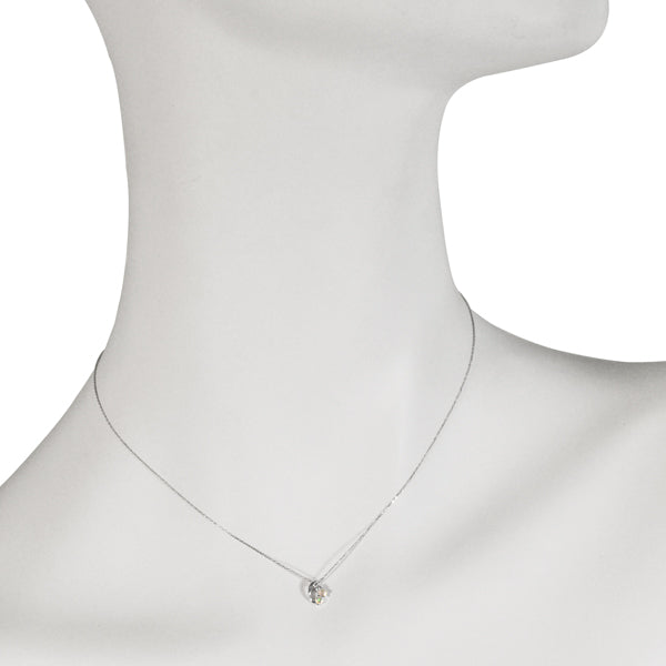 ウォーターオパール/ダイヤモンド K10ネックレス(クレサンベール/10月誕生石)《BPDW7956》