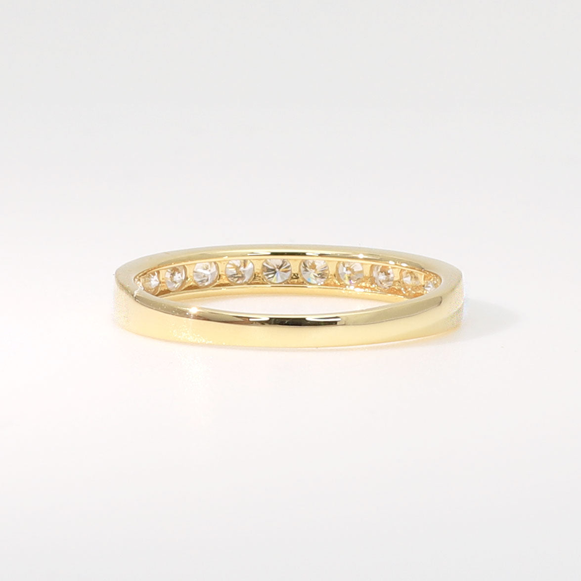 ダイヤモンド K18リング(計0.3カラット/ハーフエタニティ/4月誕生石)《BRGD9864W》