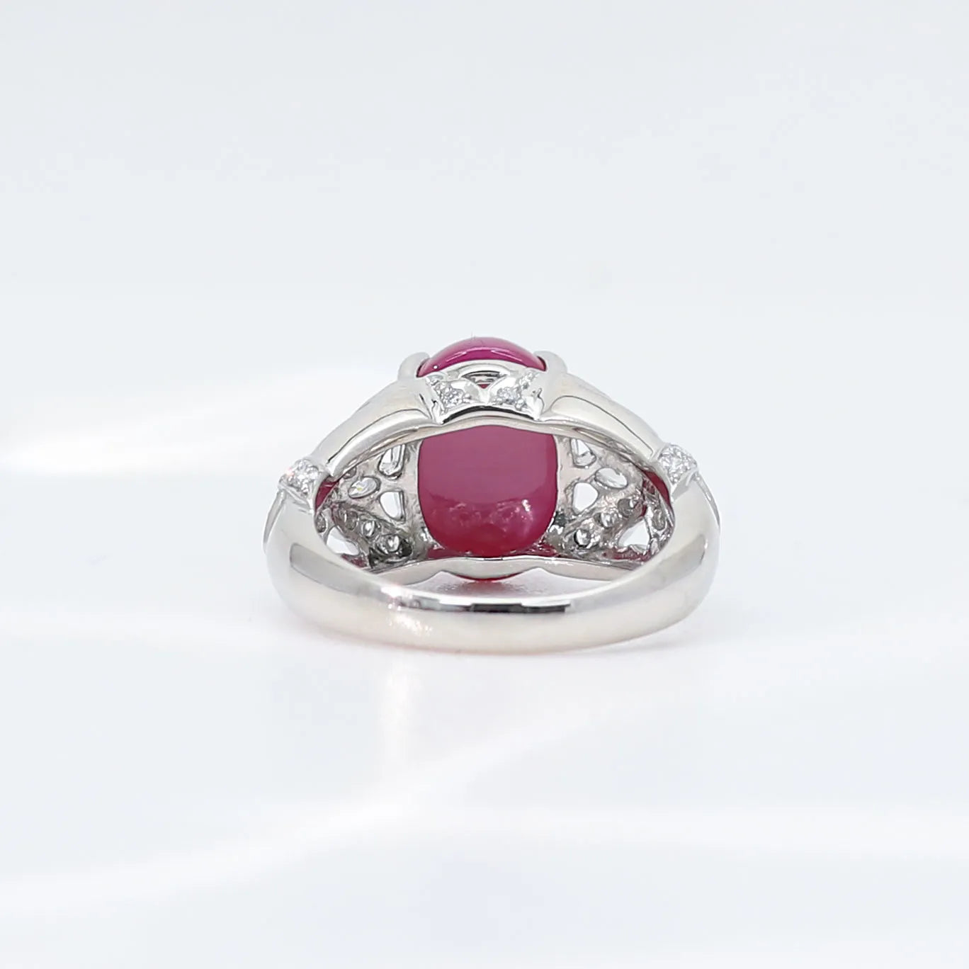 スタールビー/ダイヤモンド プラチナリング(クレサンベール/35周年/7月誕生石)《BRGH6930》