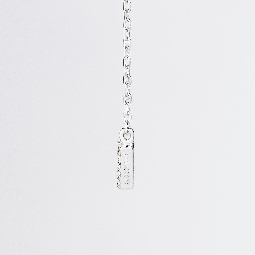 ピンクダイヤモンド/ダイヤモンド プラチナネックレス(アーガイル/デコルテ/4月誕生石/アーガイルカード付き)《JPDD1779》