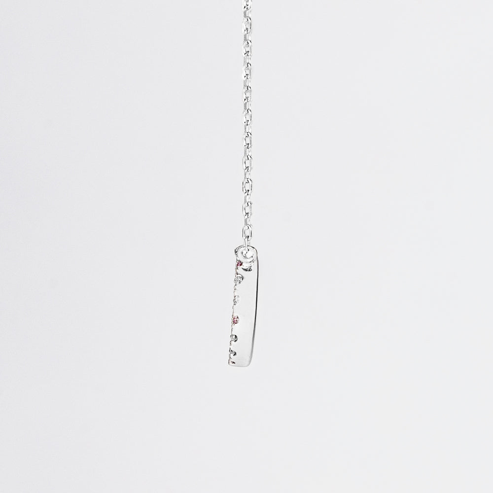 ピンクダイヤモンド/ダイヤモンド プラチナネックレス(アーガイル/サークル/4月誕生石/アーガイルカード付き)《JPDD1782》